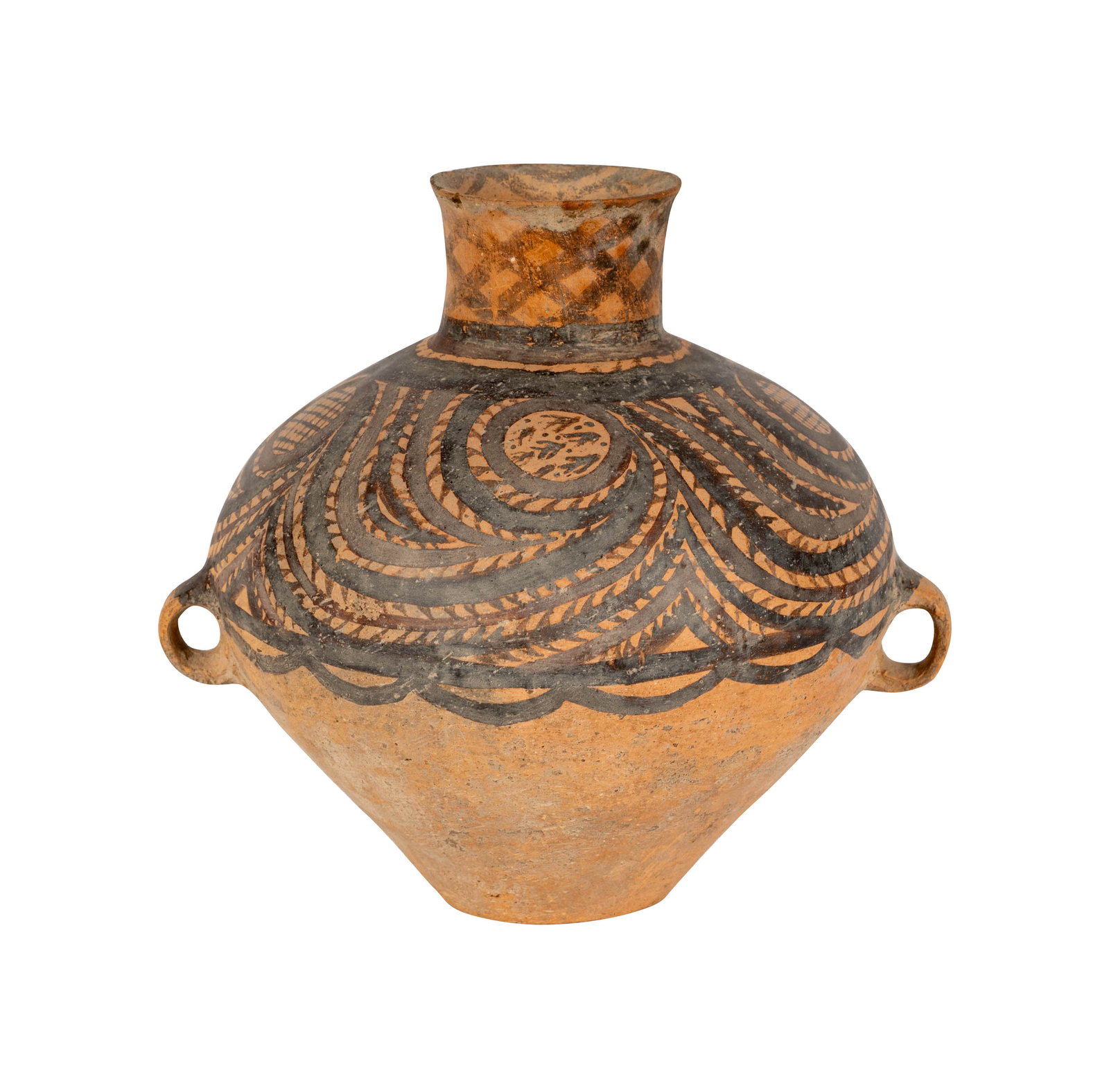 Chinese Painted Pottery Jar (1 of 9)