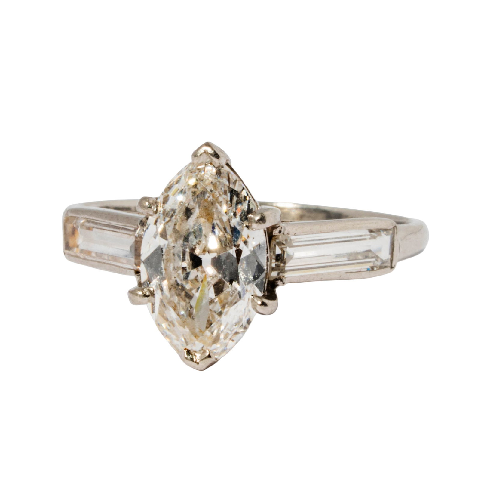 Platinum Diamond Ring - 2
