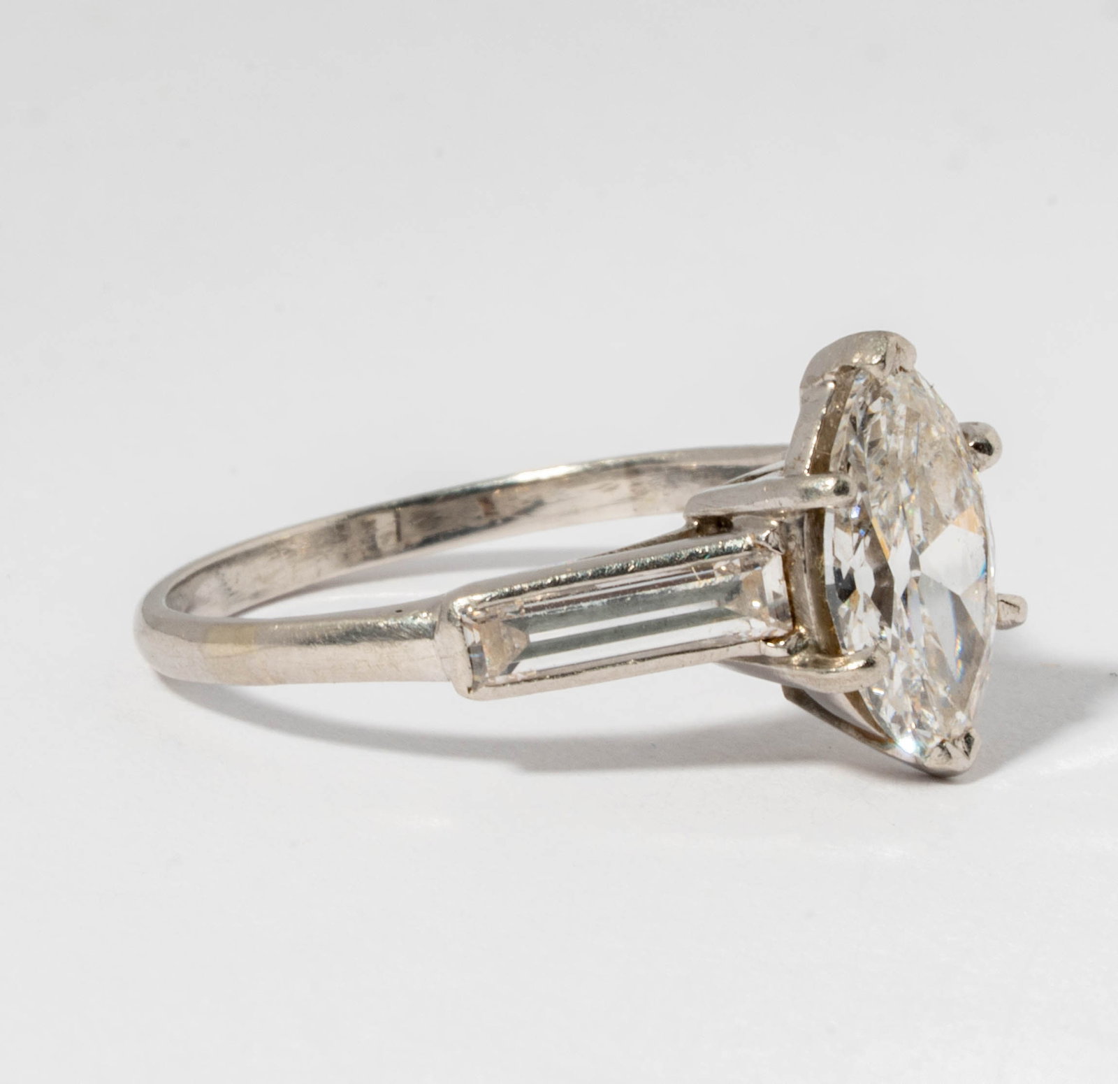 Platinum Diamond Ring - 5