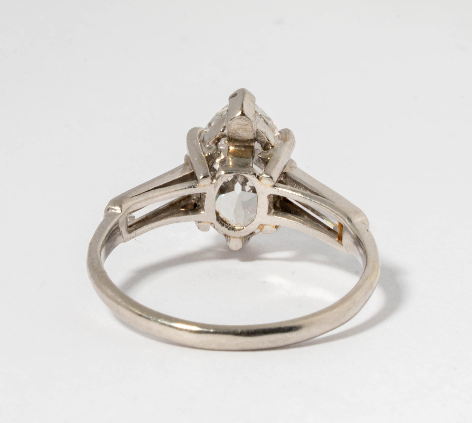 Platinum Diamond Ring - 6
