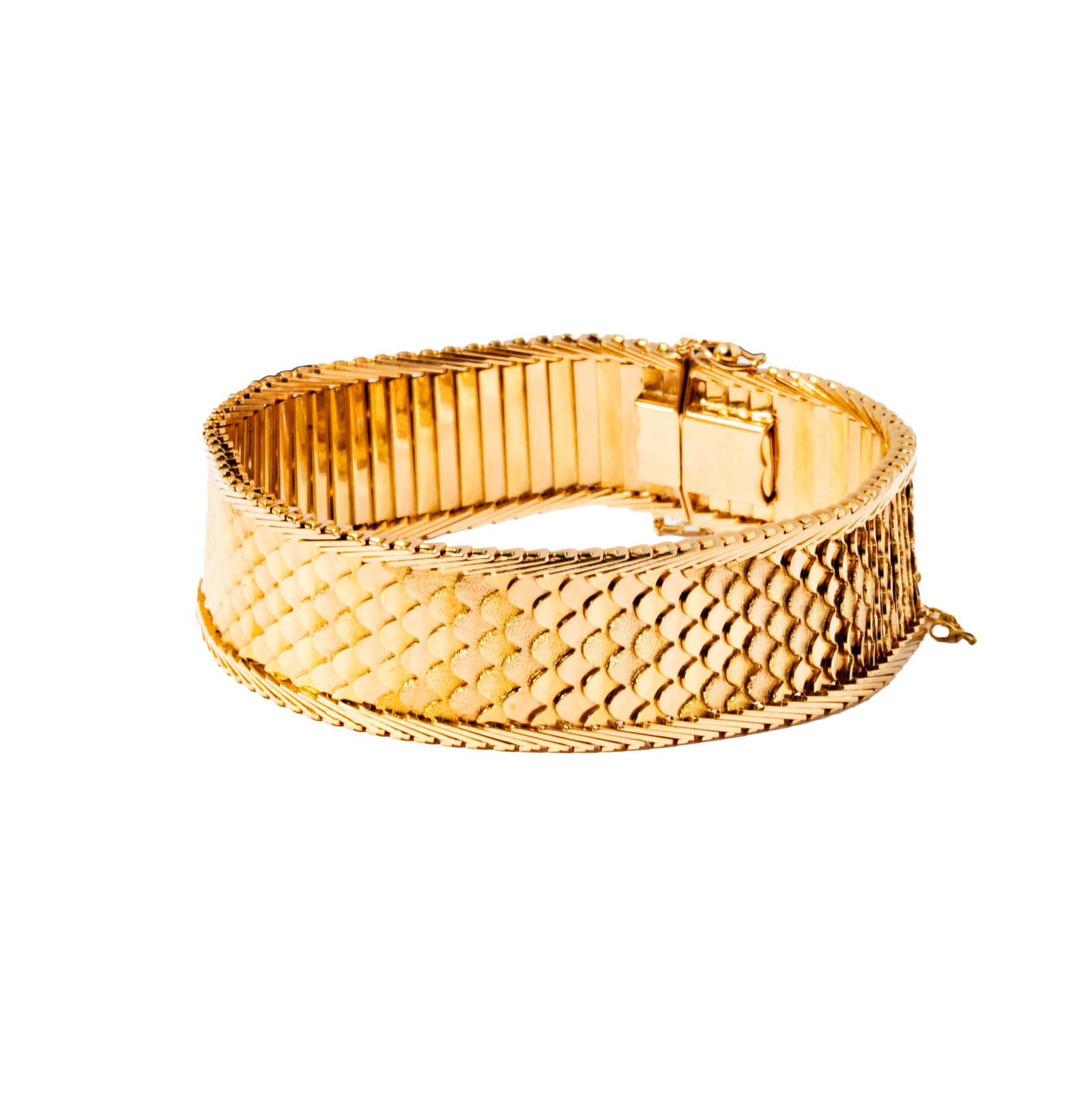 18 Karat Yellow Gold Flexible Bracelet (1 of 7)