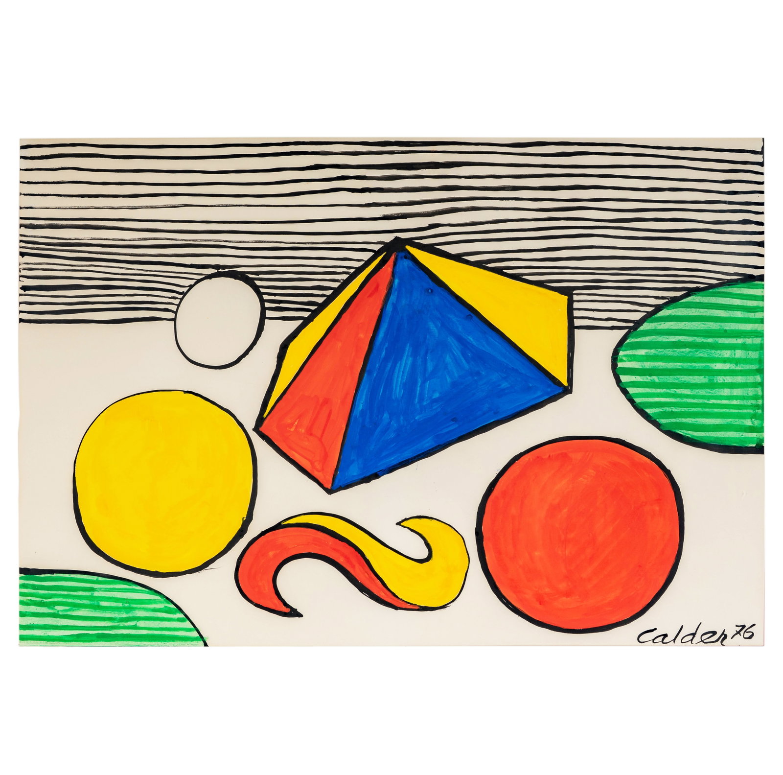 Alexander Calder (American, 1898-1976): Le Nil Vert (1 of 18)