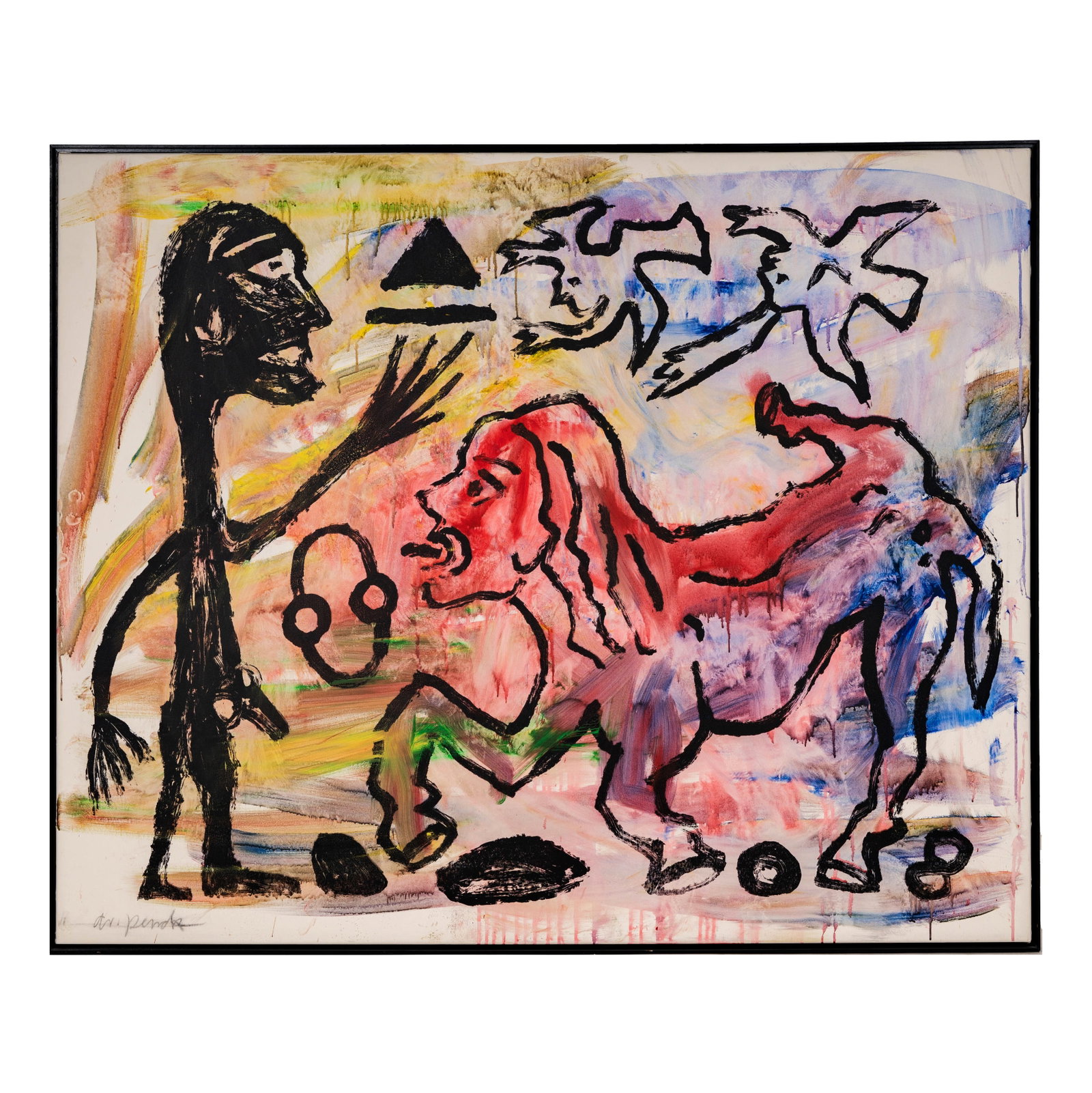 A R (Ralf Winkler) Penck (1939-2017), Do You Want or Do You Want Not (1 of 13)