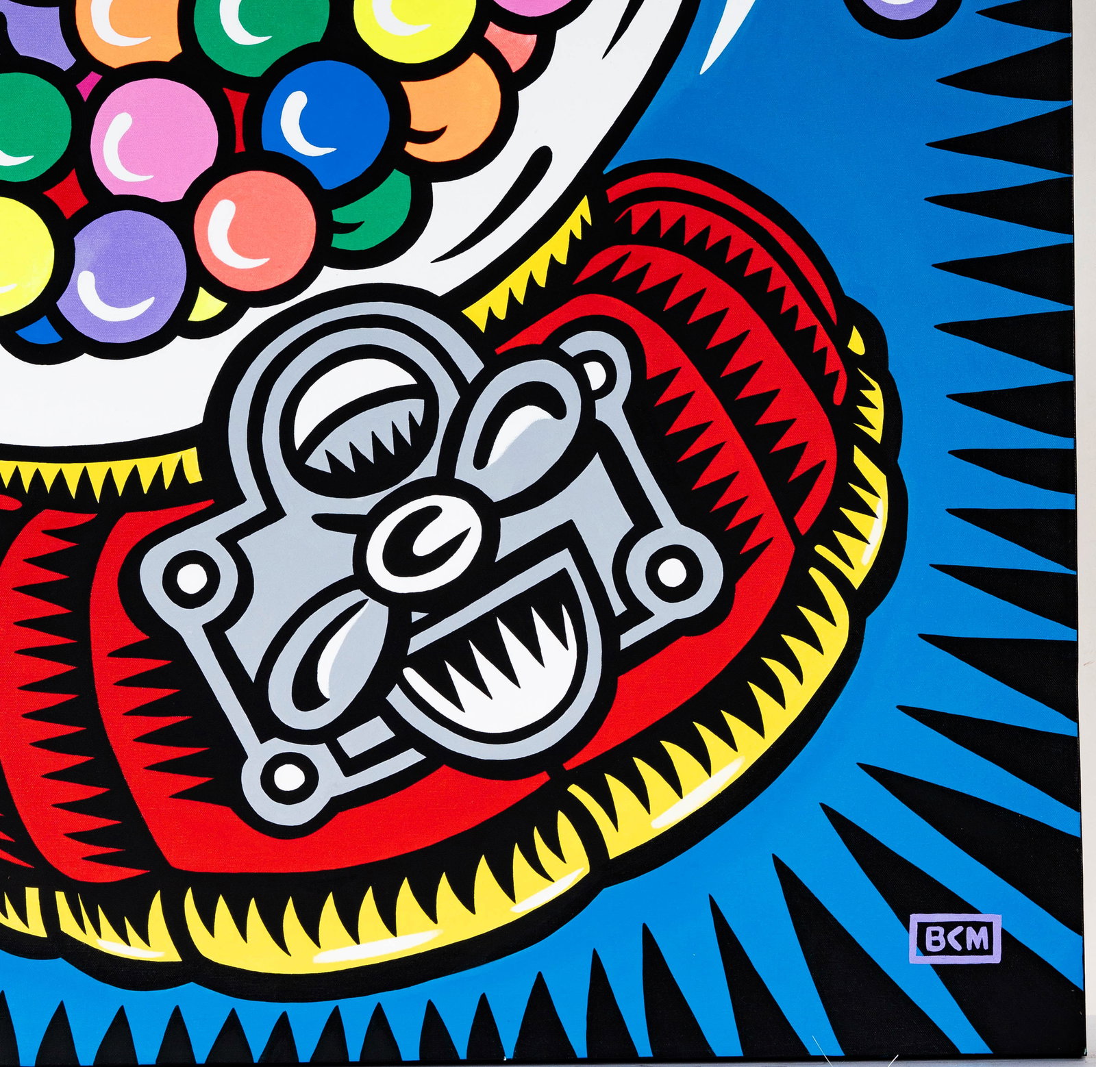 Burton Morris (American, b.1964), Bubble Gum Machine - 7