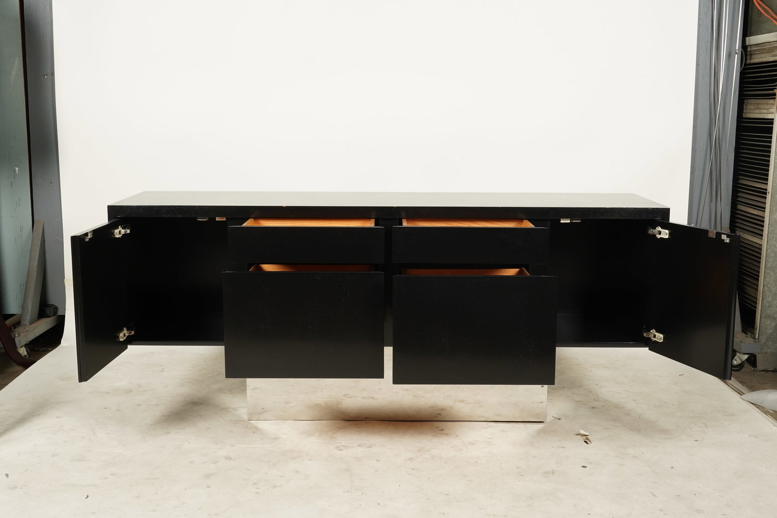 A Milo Baughman Floating Cabinet - 5