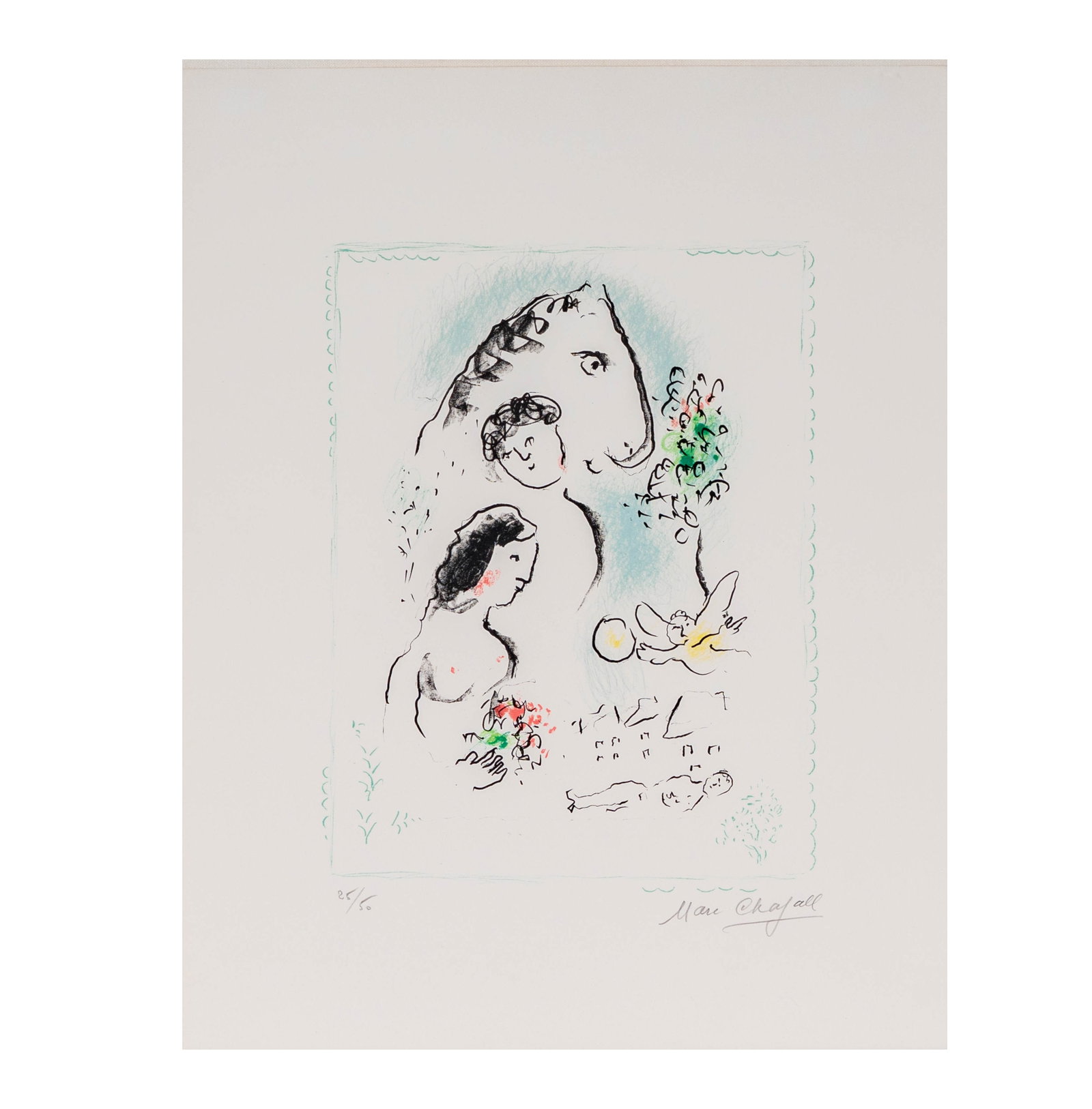 Marc Chagall (Russian, 1887-1985): Les Amoureux (1 of 11)
