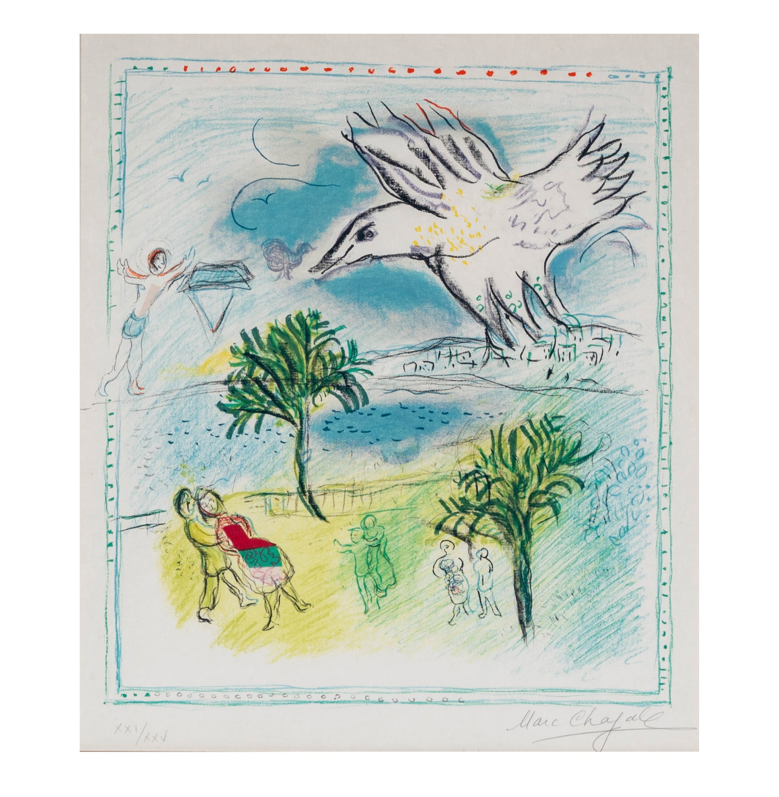Marc Chagall (Russian, 1887-1985): La Grande Corniche (1 of 11)