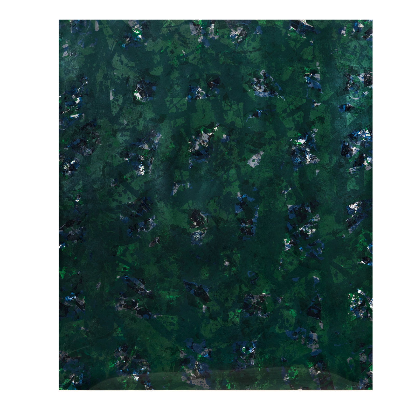 Sam Francis (American, 1923-1994): Green Buddha (1 of 12)