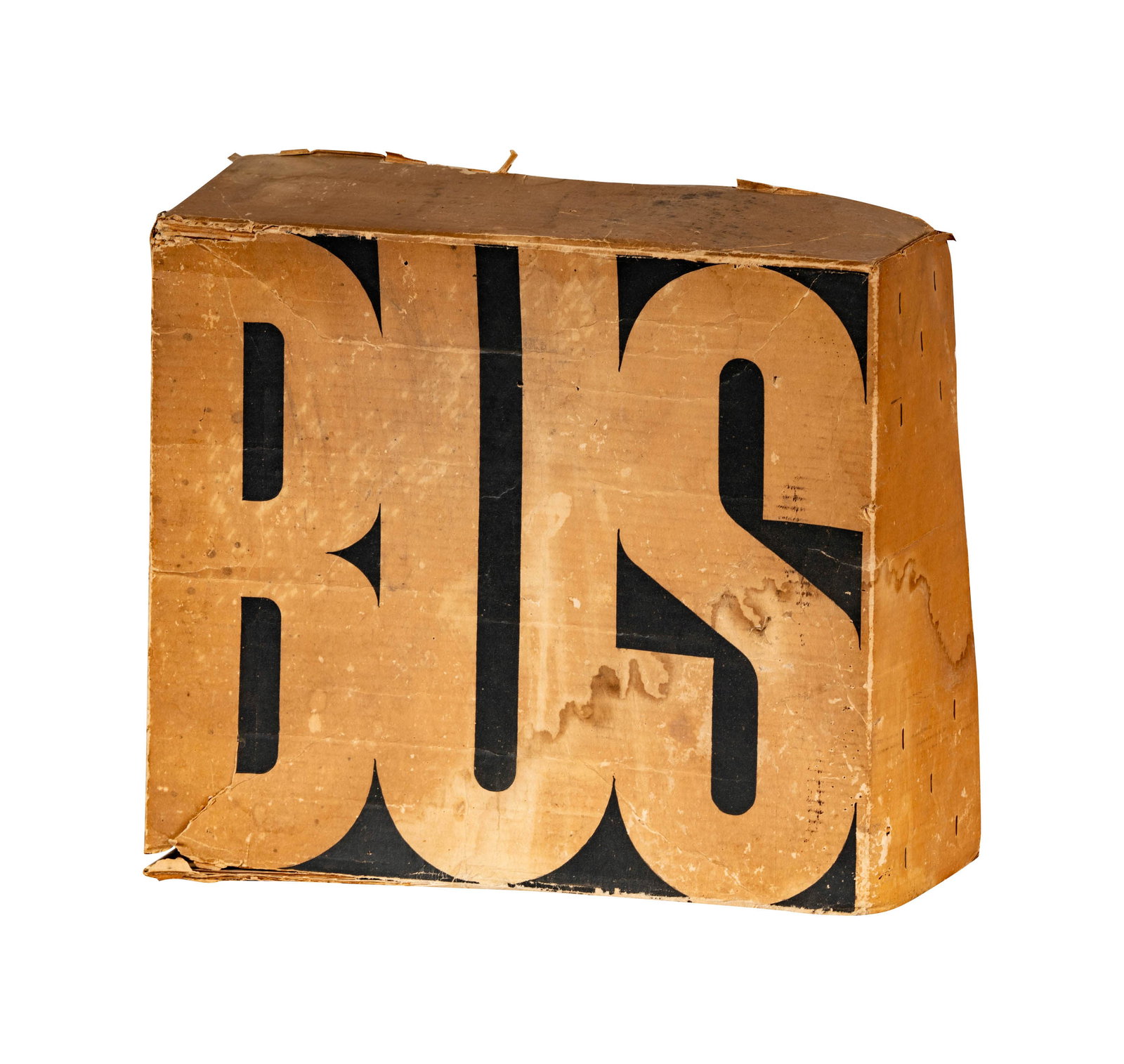 Mason Williams, Bus Book: DO NOT UNFOLD WORK, the box measuring: 5 x 16 x 17 in.