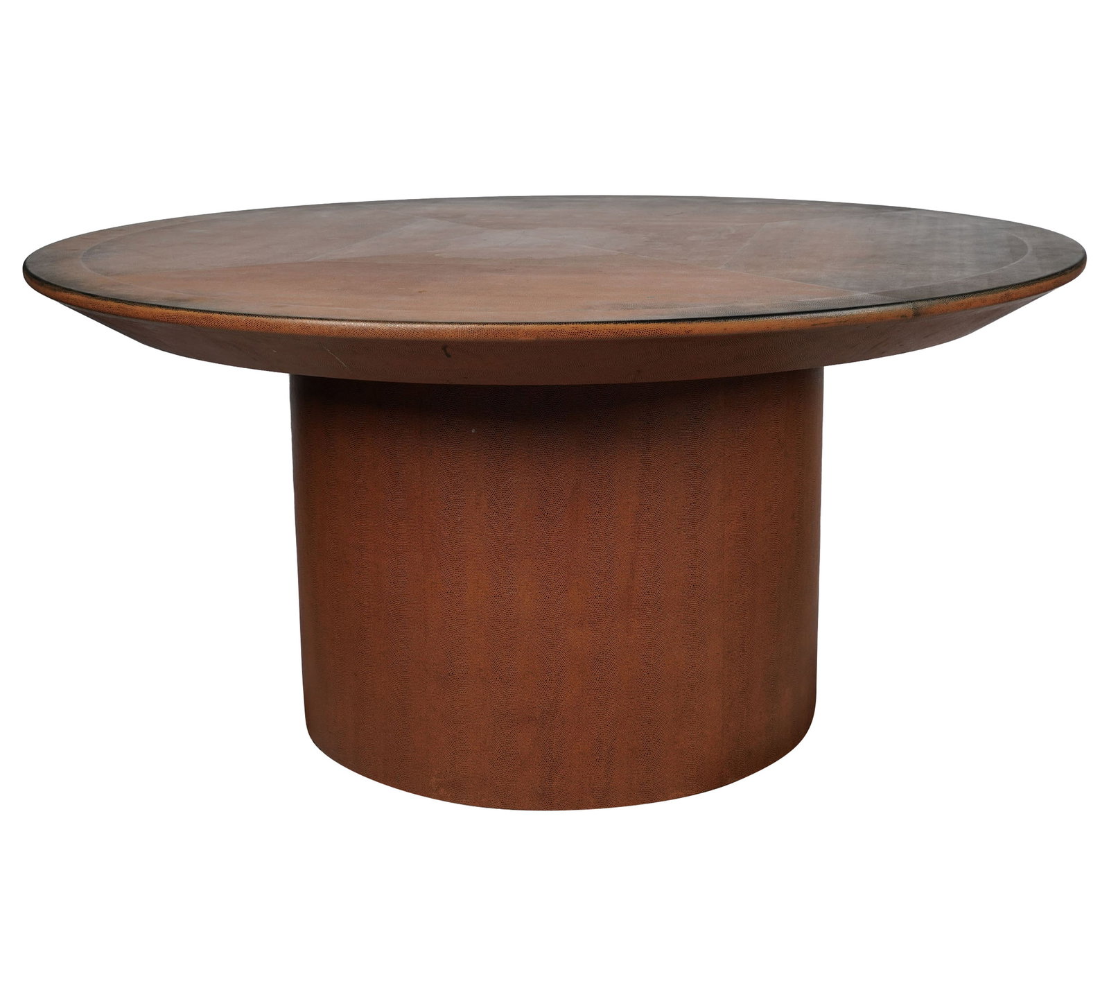 Karl Springer, Faux Lizard Embossed Dining Table (1 of 11)