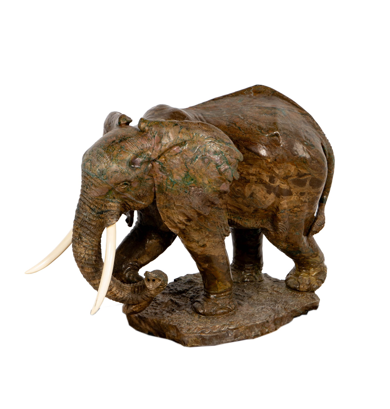 Andreas (Baron) von Zadora-Gerlof, Carved Stone Elephant (1 of 13)