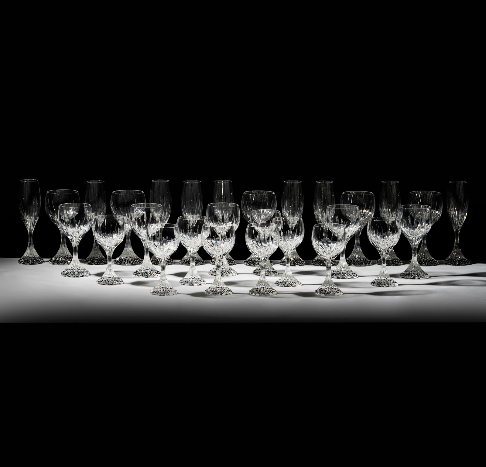 A Collection of Baccarat Massena Crystal Stemware (1 of 14)