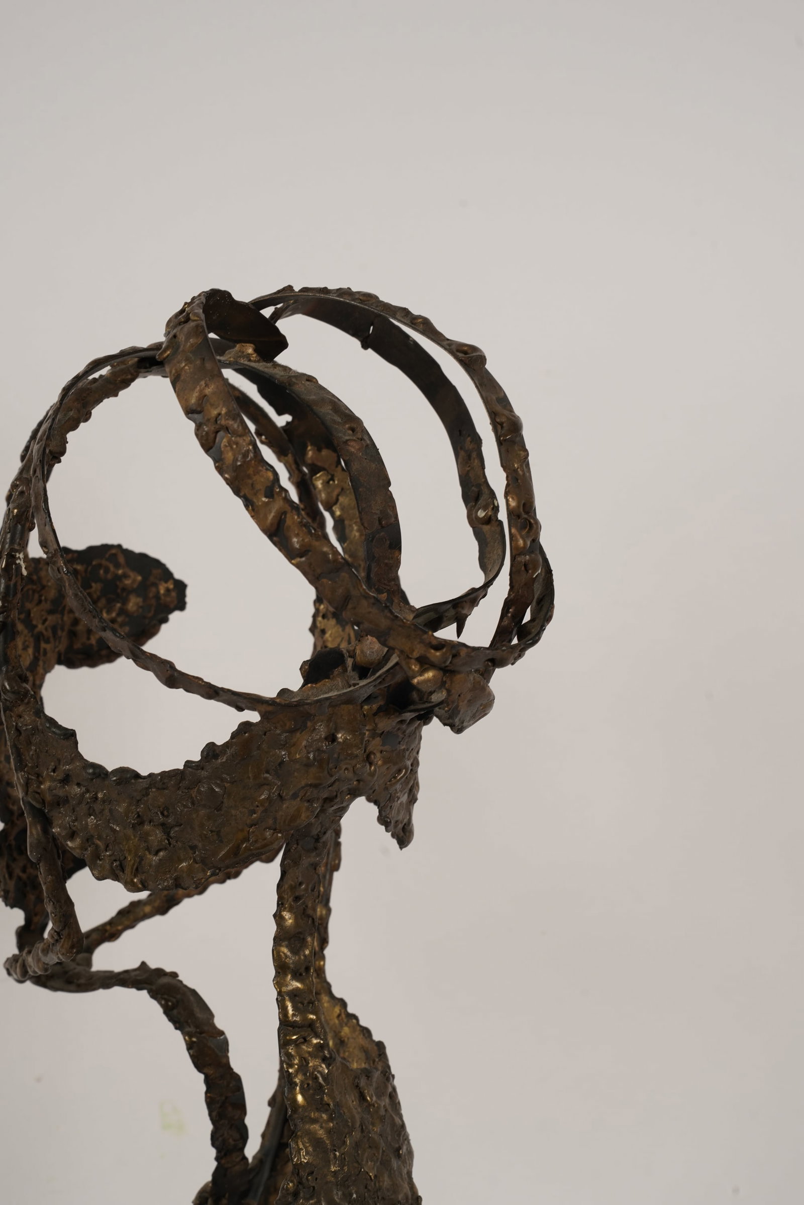 Bronze Brutalist Bust - 6