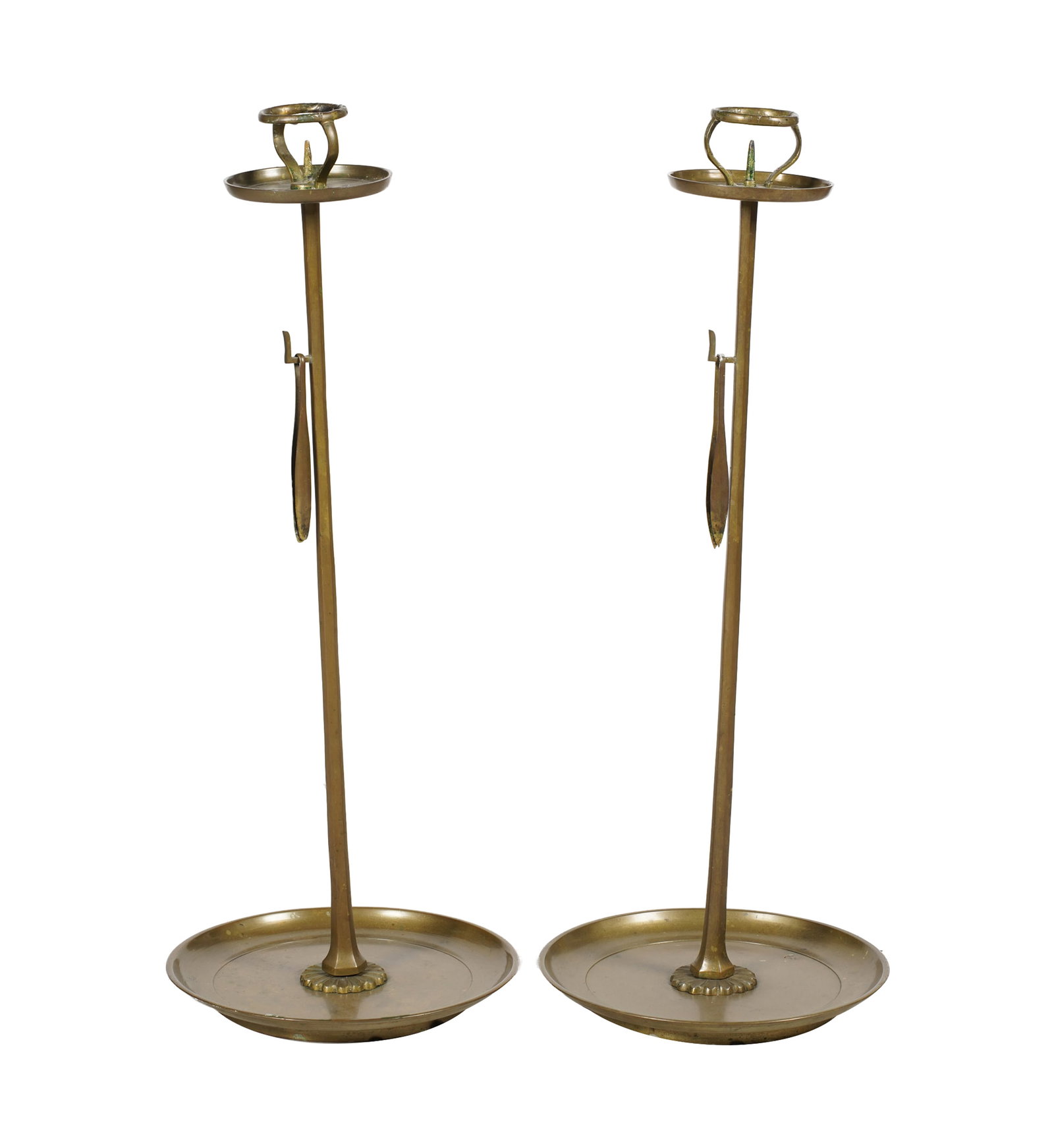 Pair of Japanese Bronze Candlesticks (1 of 6)