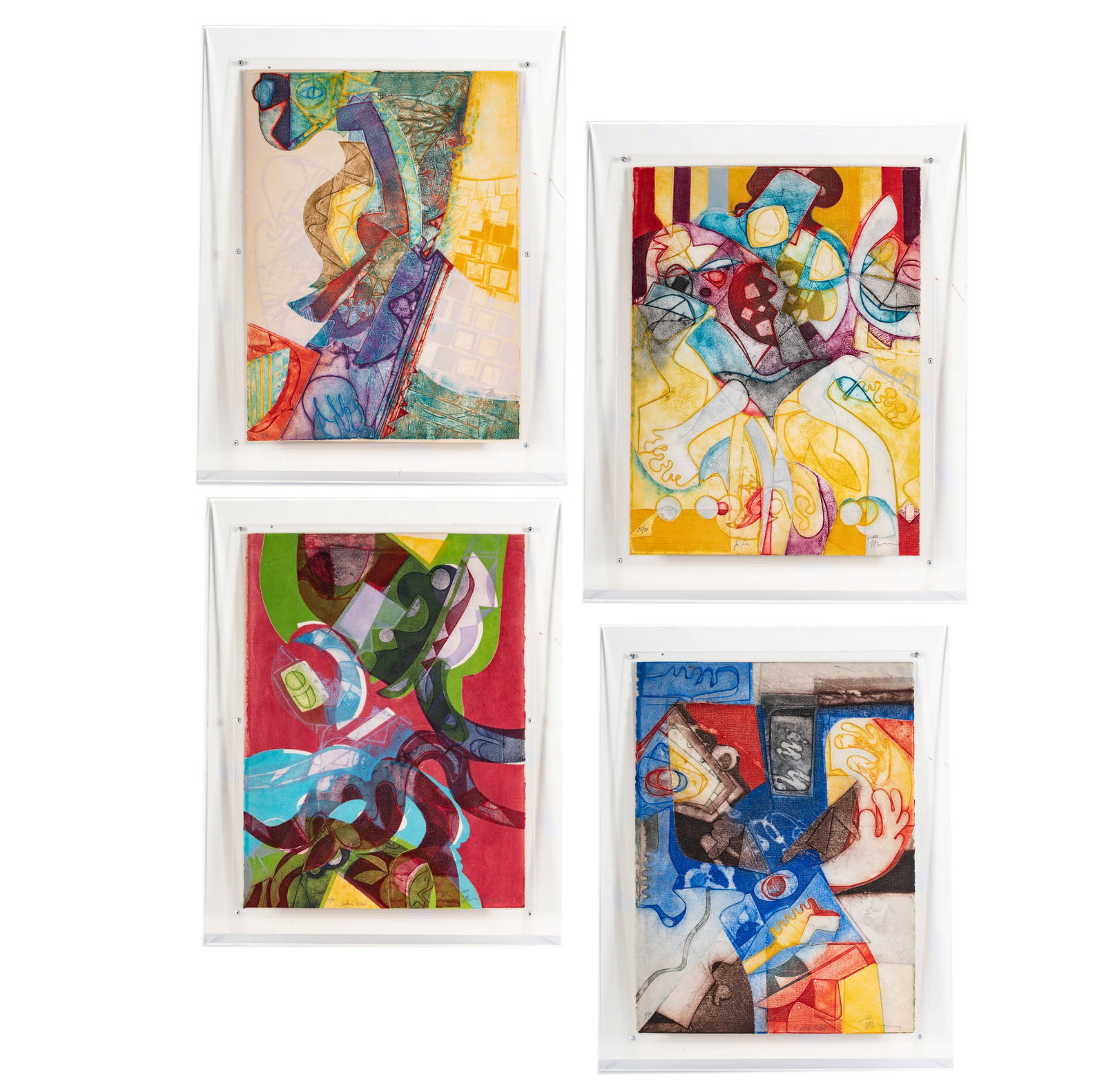 Gerard Fitremann (B. 1945), Four Works (1 of 13)