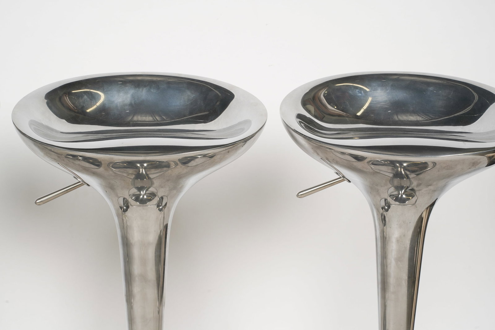 Three "Bombo"" Adjustable Barstools" - 2
