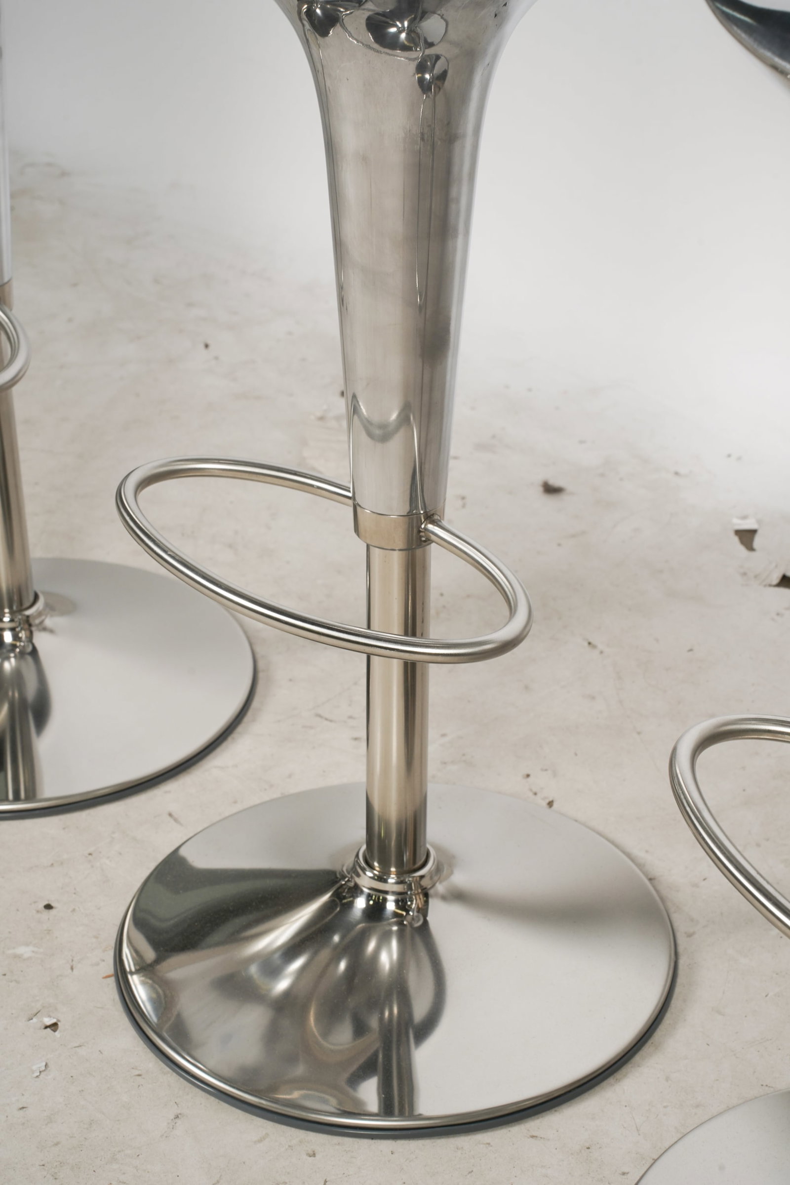 Three "Bombo"" Adjustable Barstools" - 7