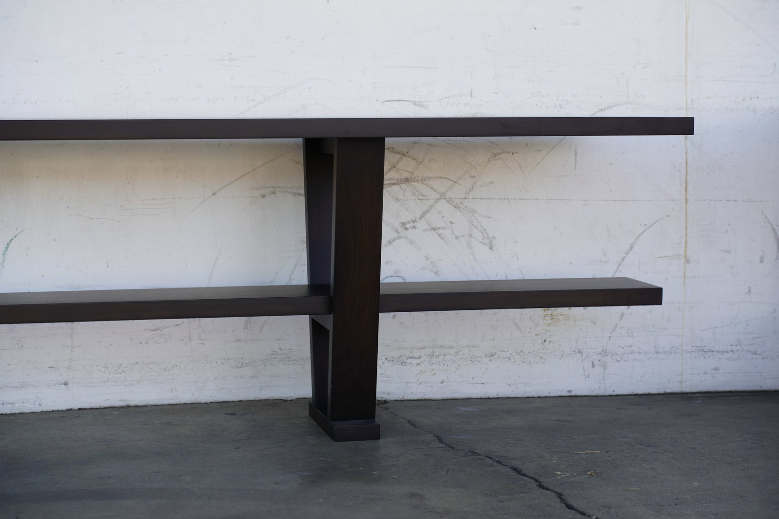Contemporary Trestle Dining Table - 4