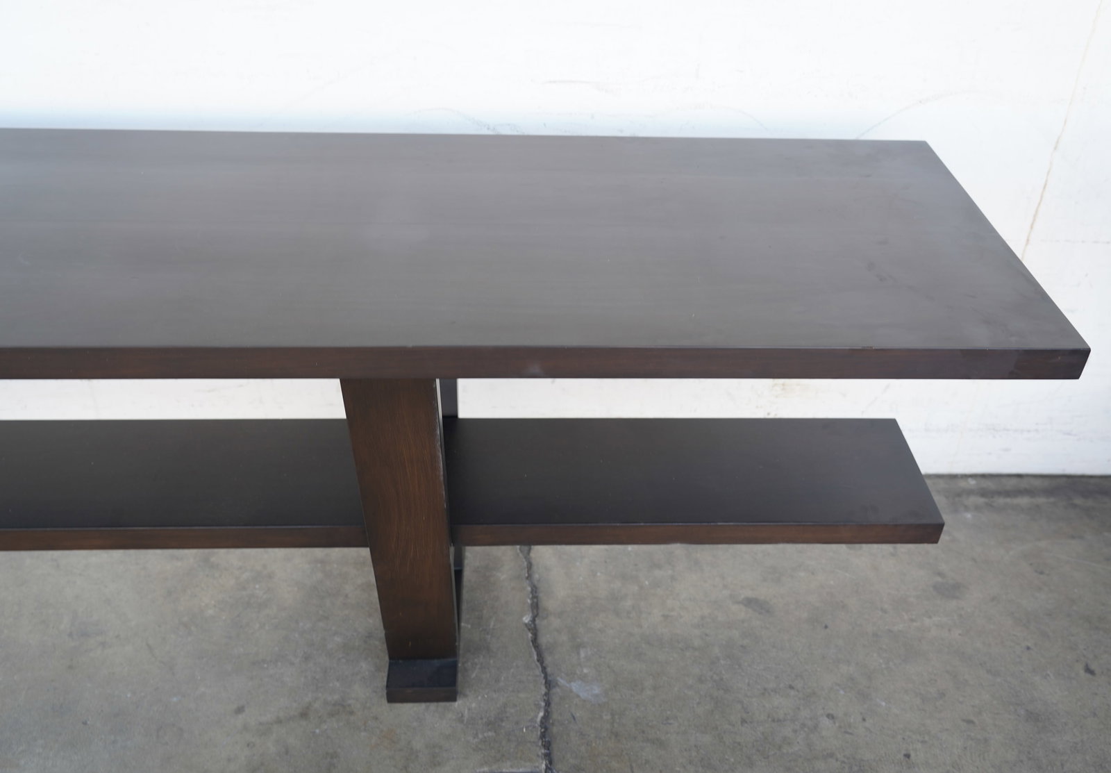 Contemporary Trestle Dining Table - 5