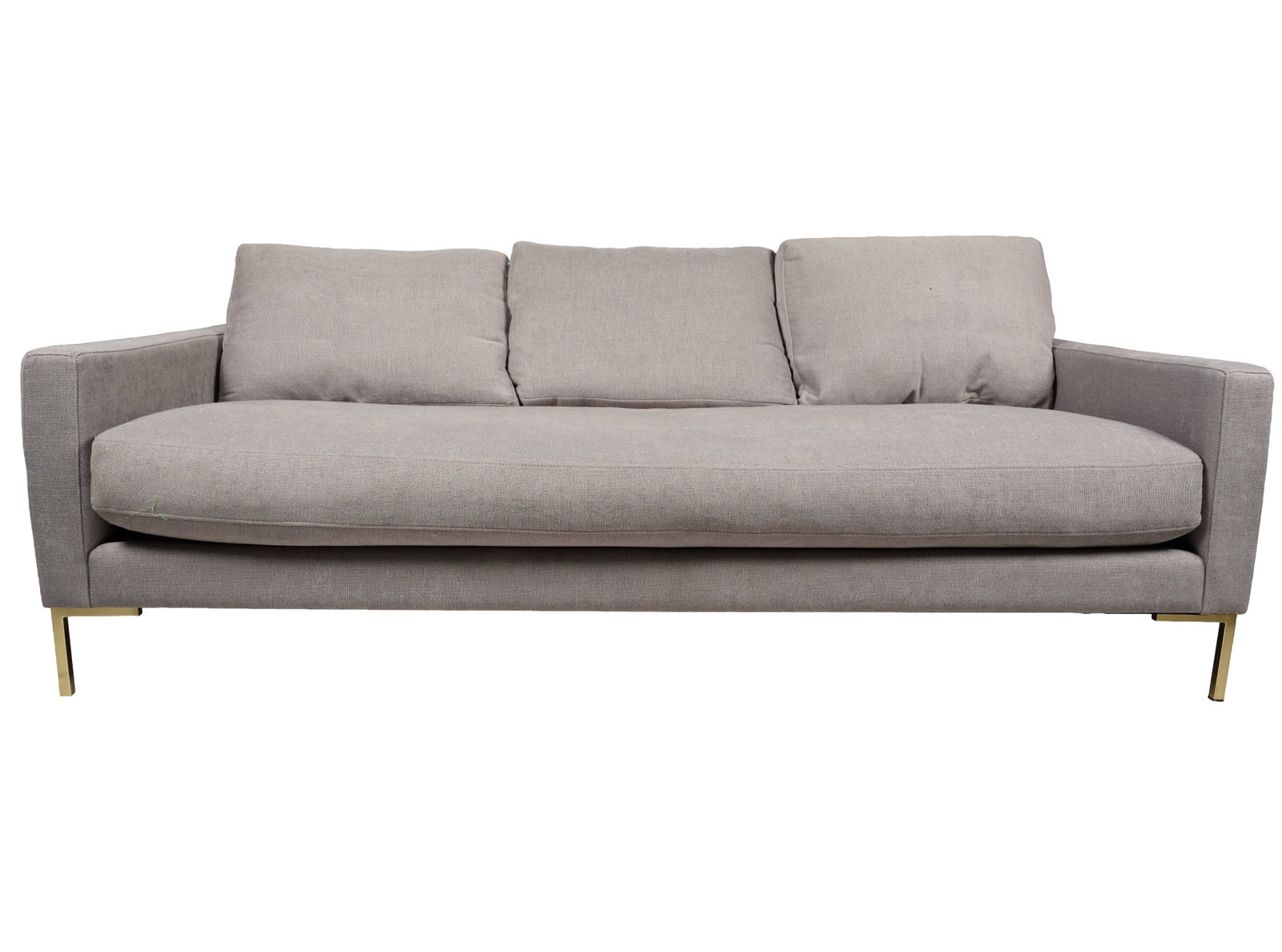 Gray Contemporary Upholstered Sofa (1 of 19)