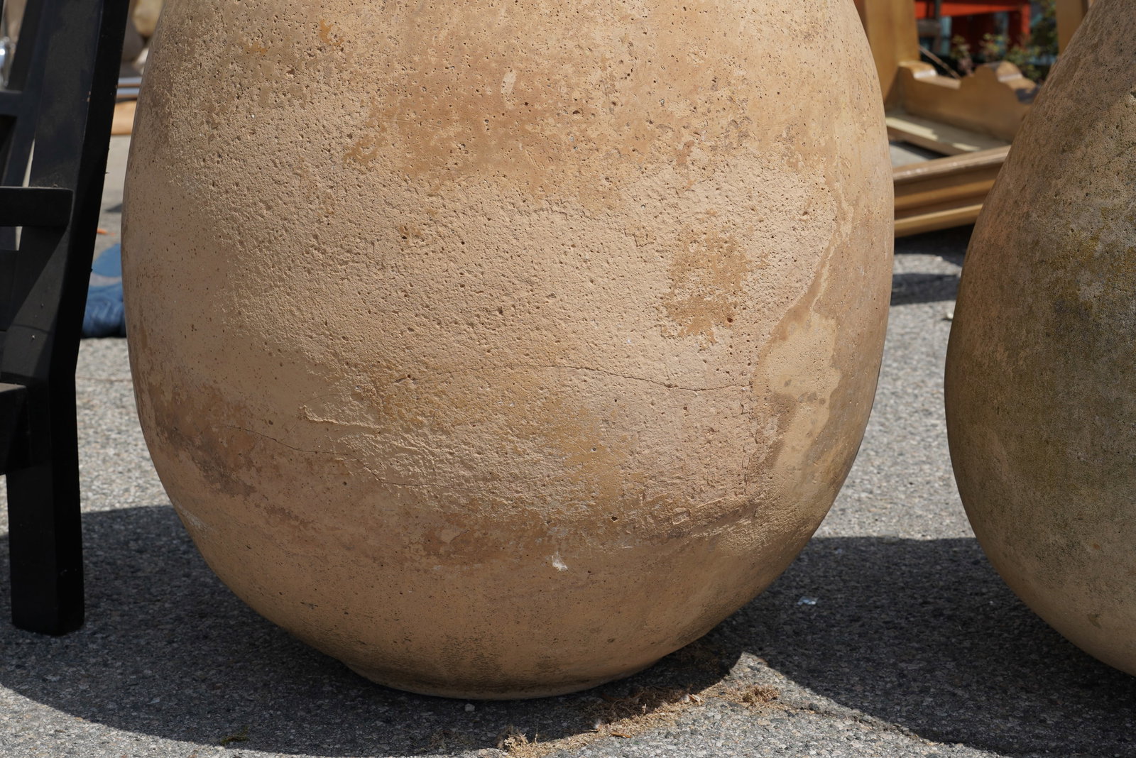Three Terracotta Biot Jars - 10