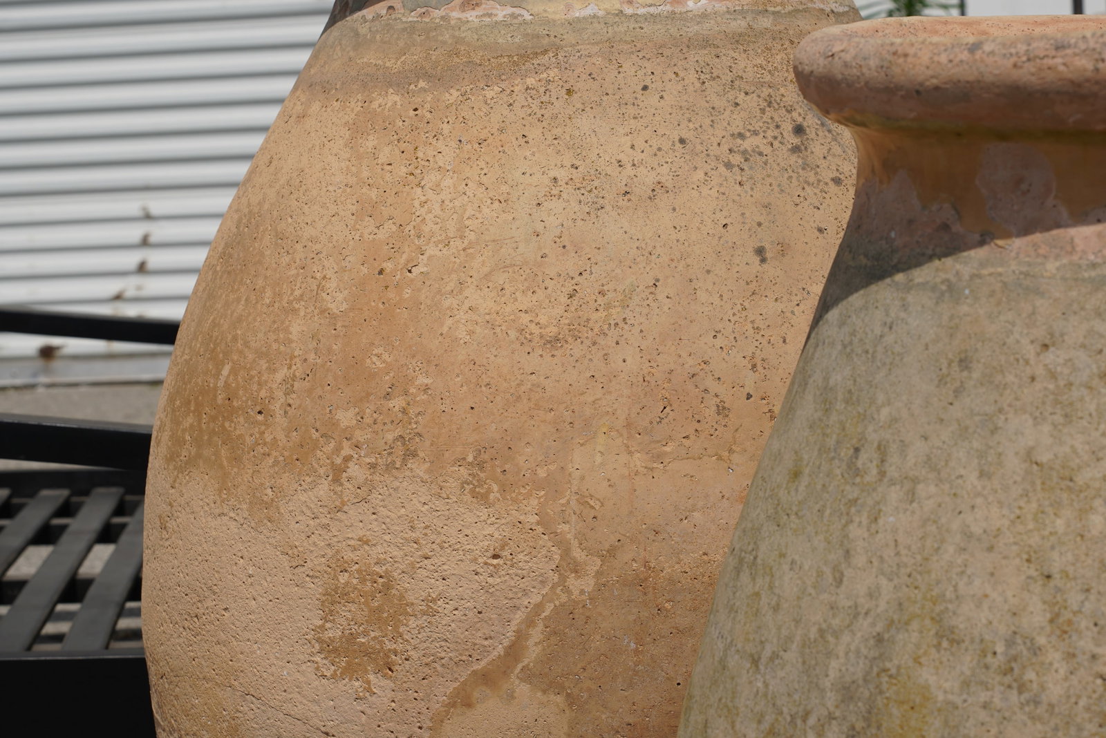 Three Terracotta Biot Jars - 9