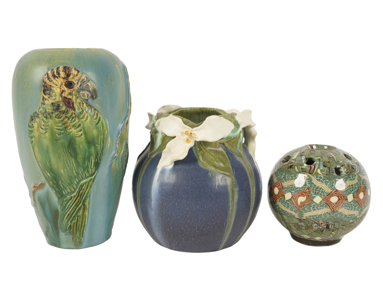Three Contemporary Arts and Crafts-Style Studio Pots (1 of 7)