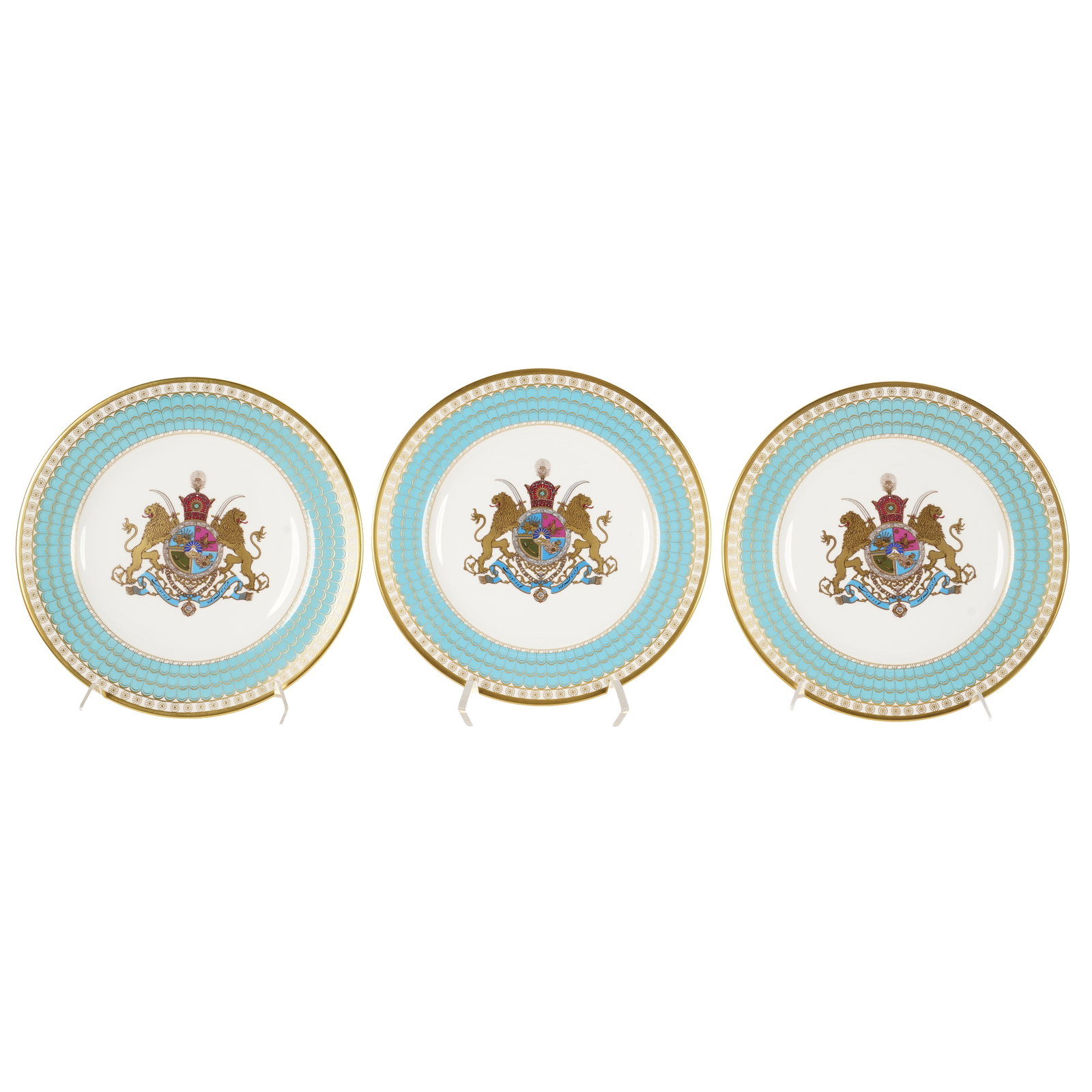 Three Spode Imperial Plate of Persia Chargers (1 of 11)