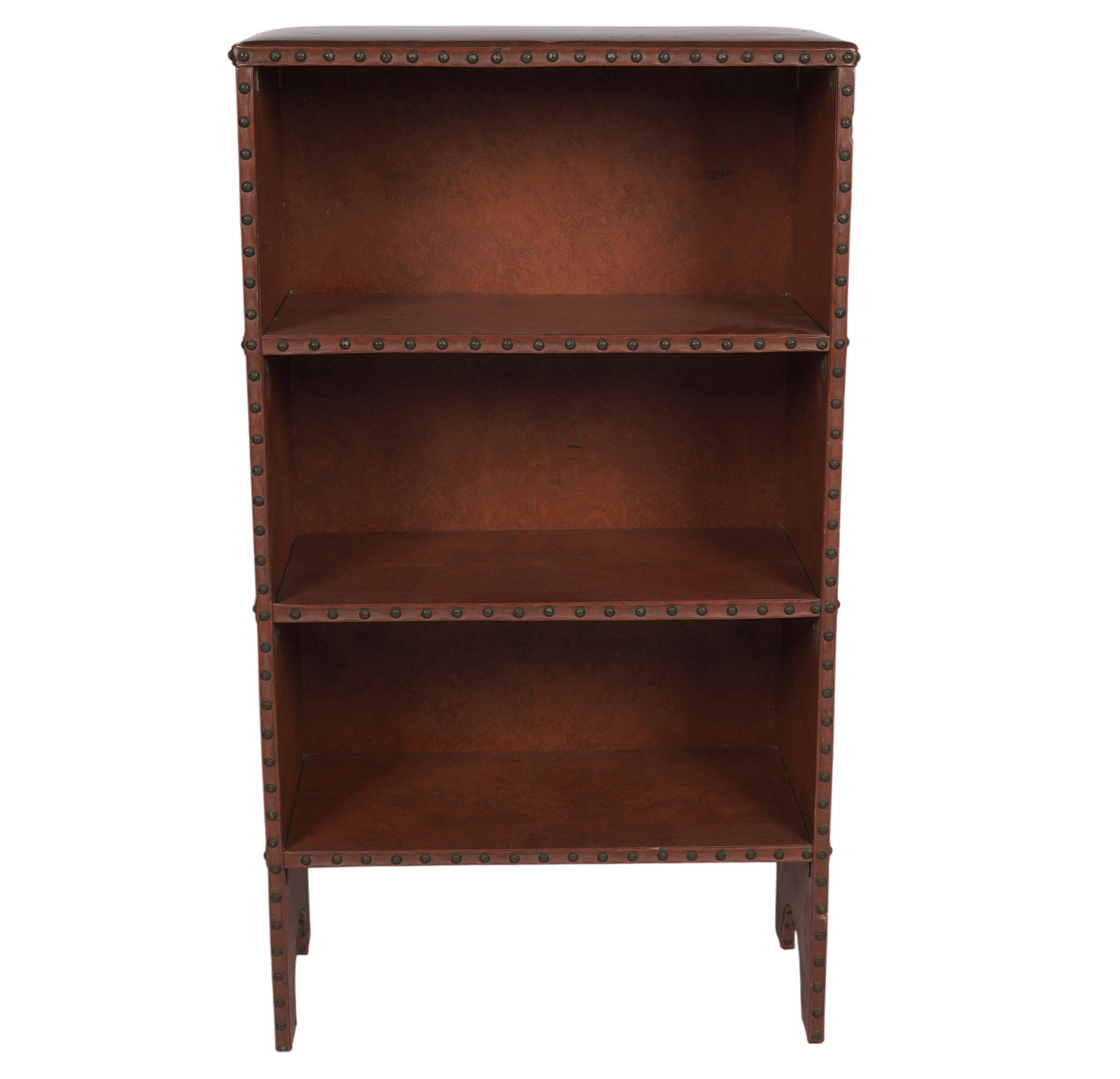 Vinyl-Wrapped Bookshelf: 43 x 24 1/2 x 11 1/2 in.