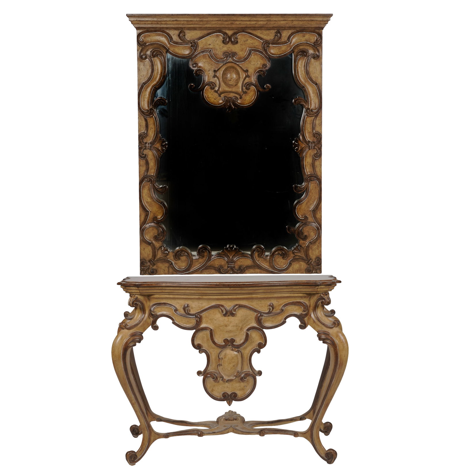 Spanish Rococo Style Console Table and Mirror (1 of 11)