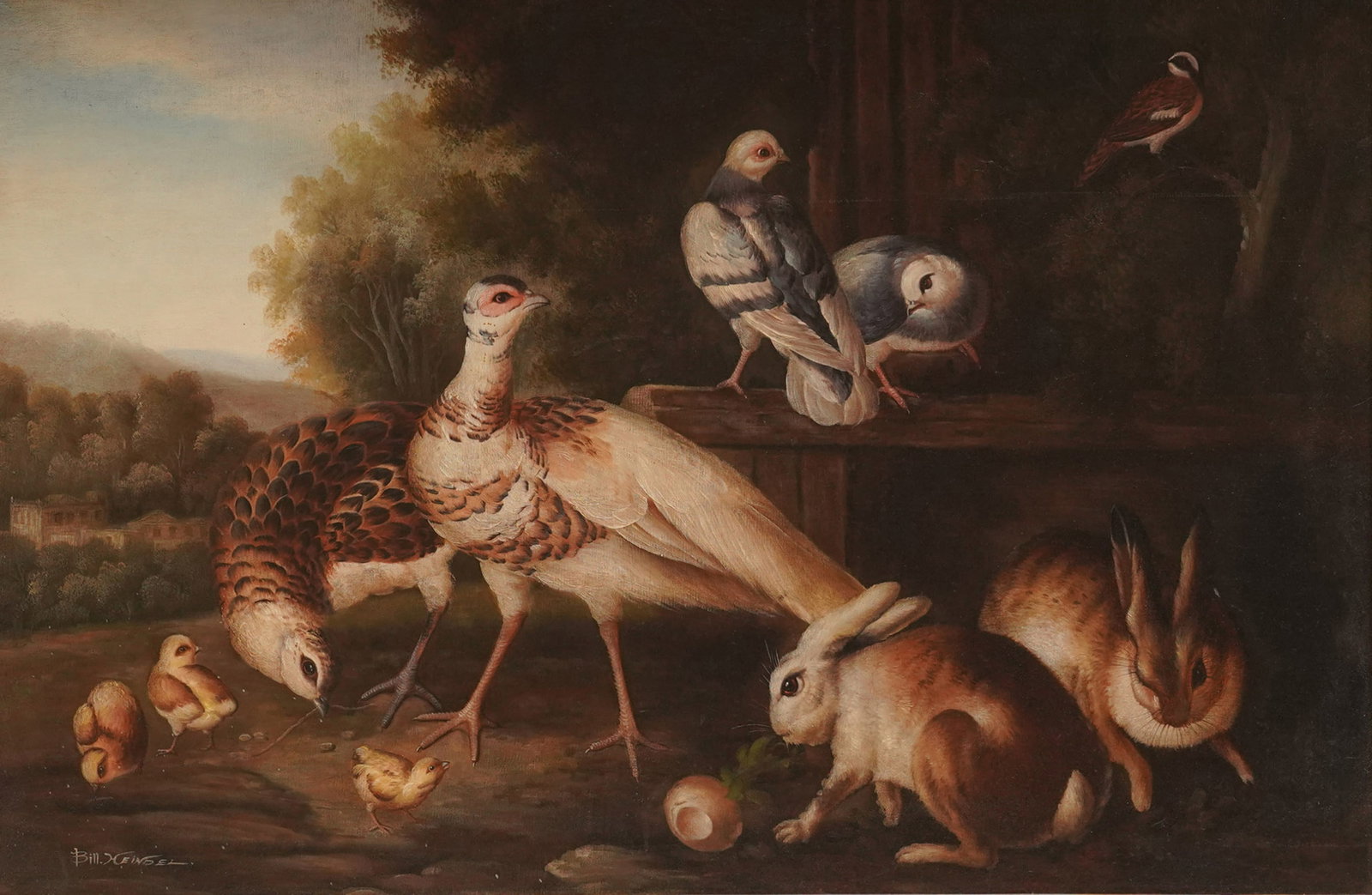 Bill Heindel, 20th Century, Birds and Rabbits (1 of 11)