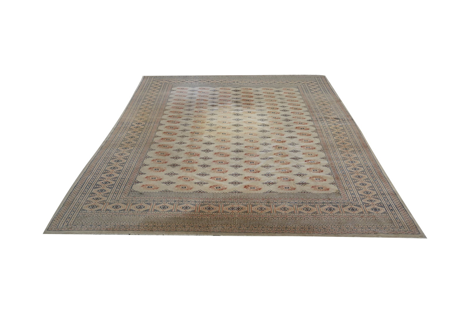 Beige Field Oriental Area Rug 11'9" x 9'3" (1 of 12)