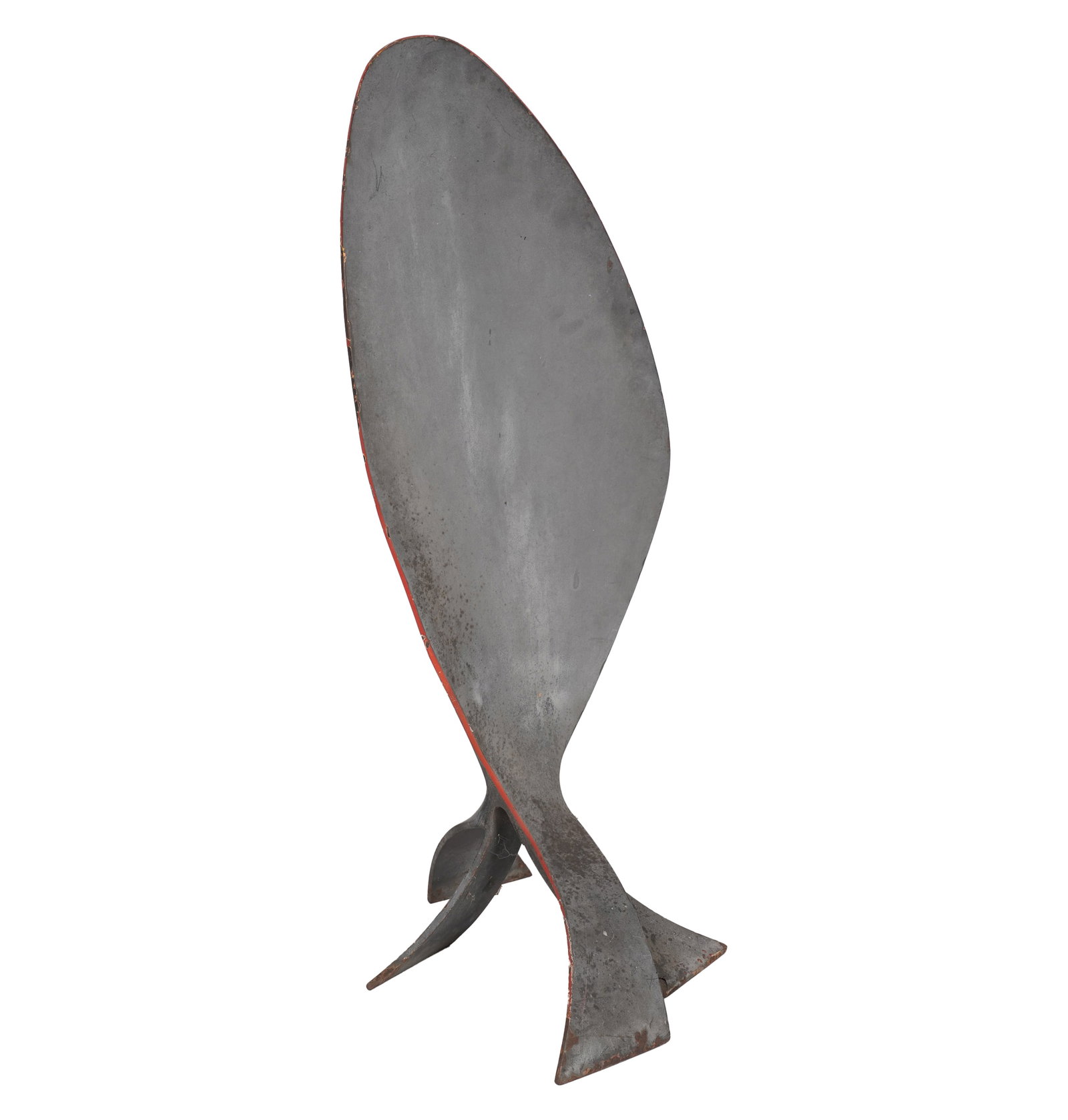 Mid-Century Modern Painted Steel Sculpture (1 of 6)