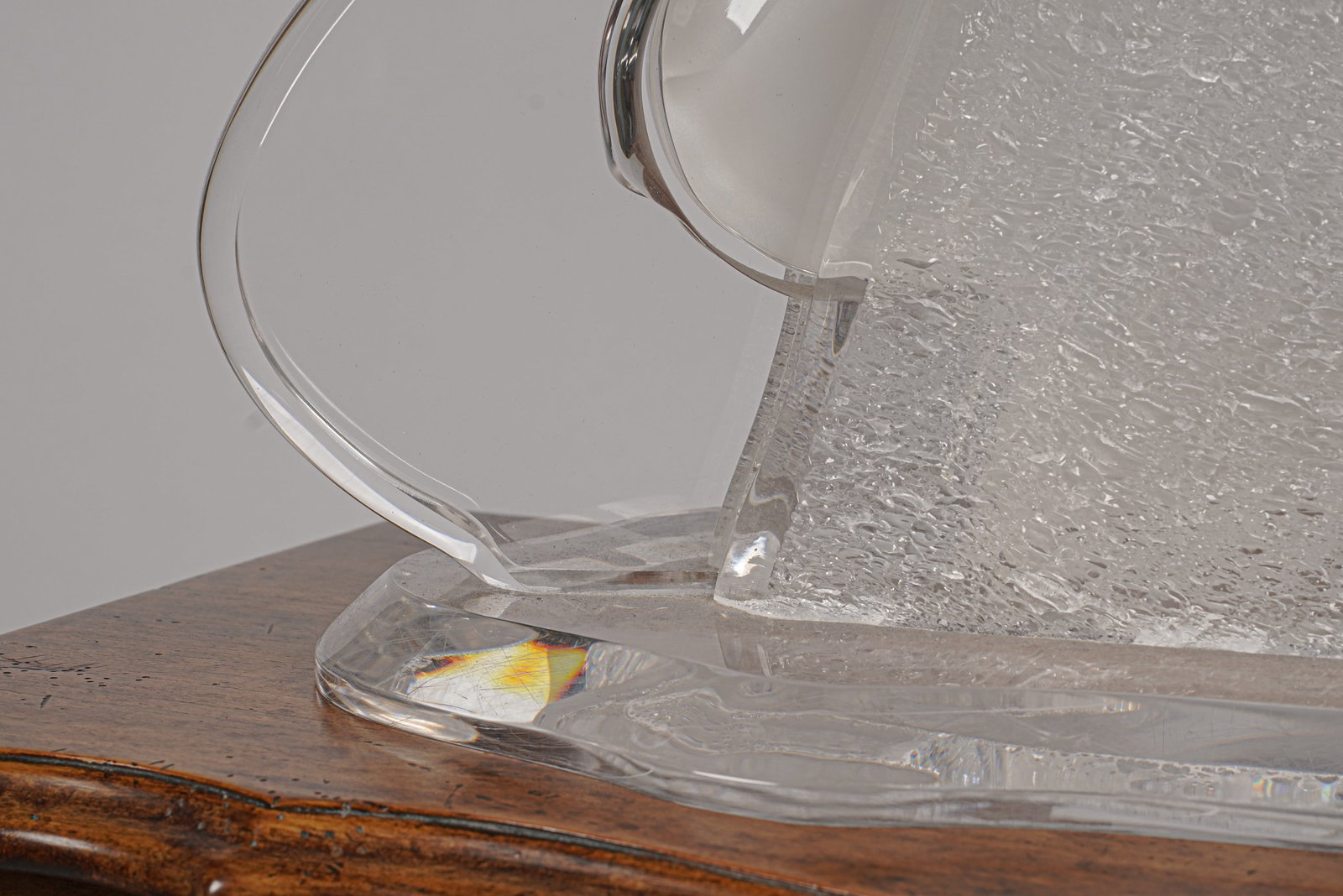 Acrylic Swan End Table Base - 7
