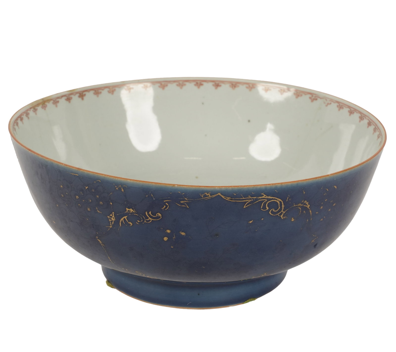 Chinese Porcelain Bowl: unmarked, 4 1/2 x 10 1/2 in.