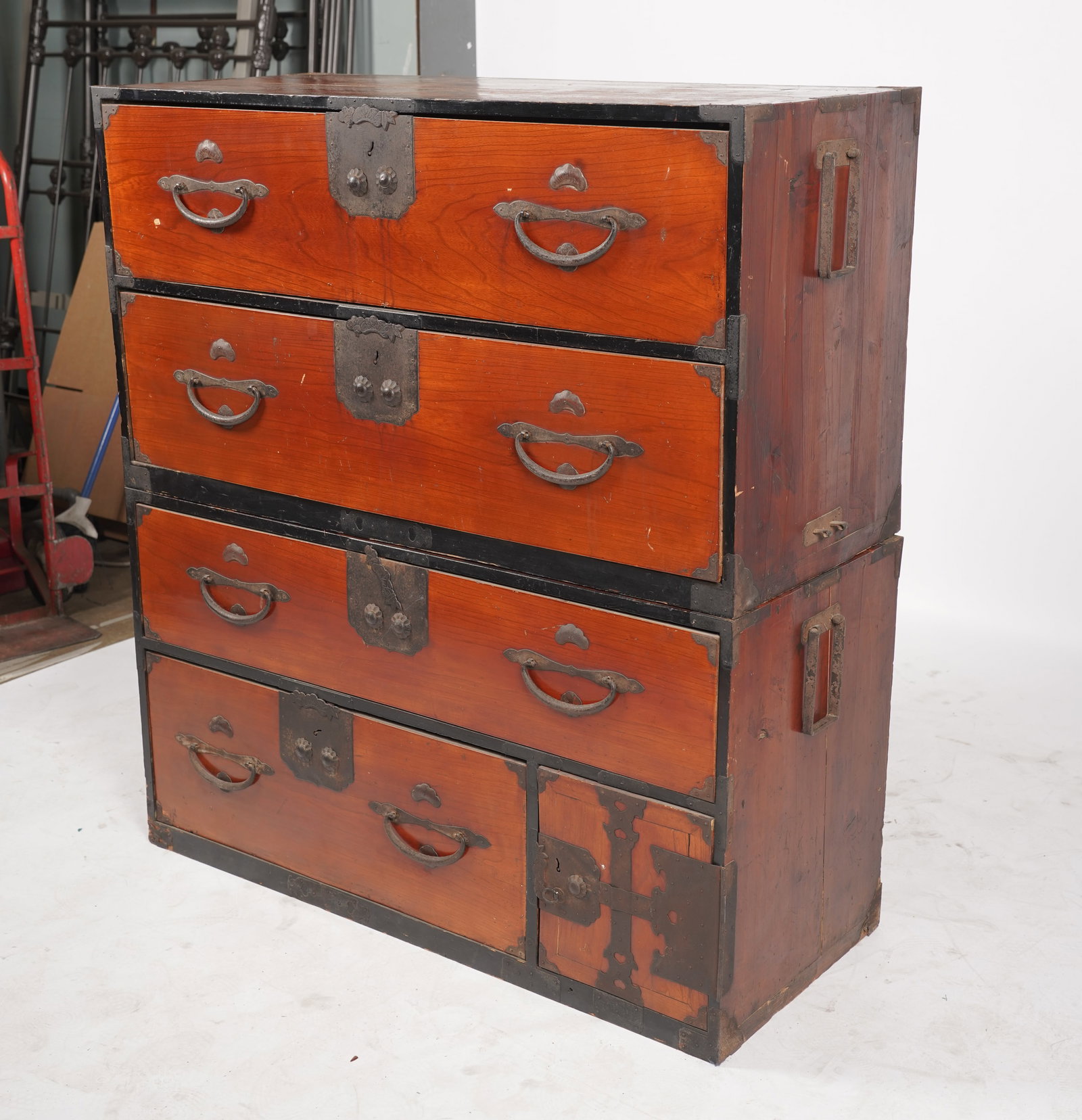 Two-Part Tansu Chest - 6