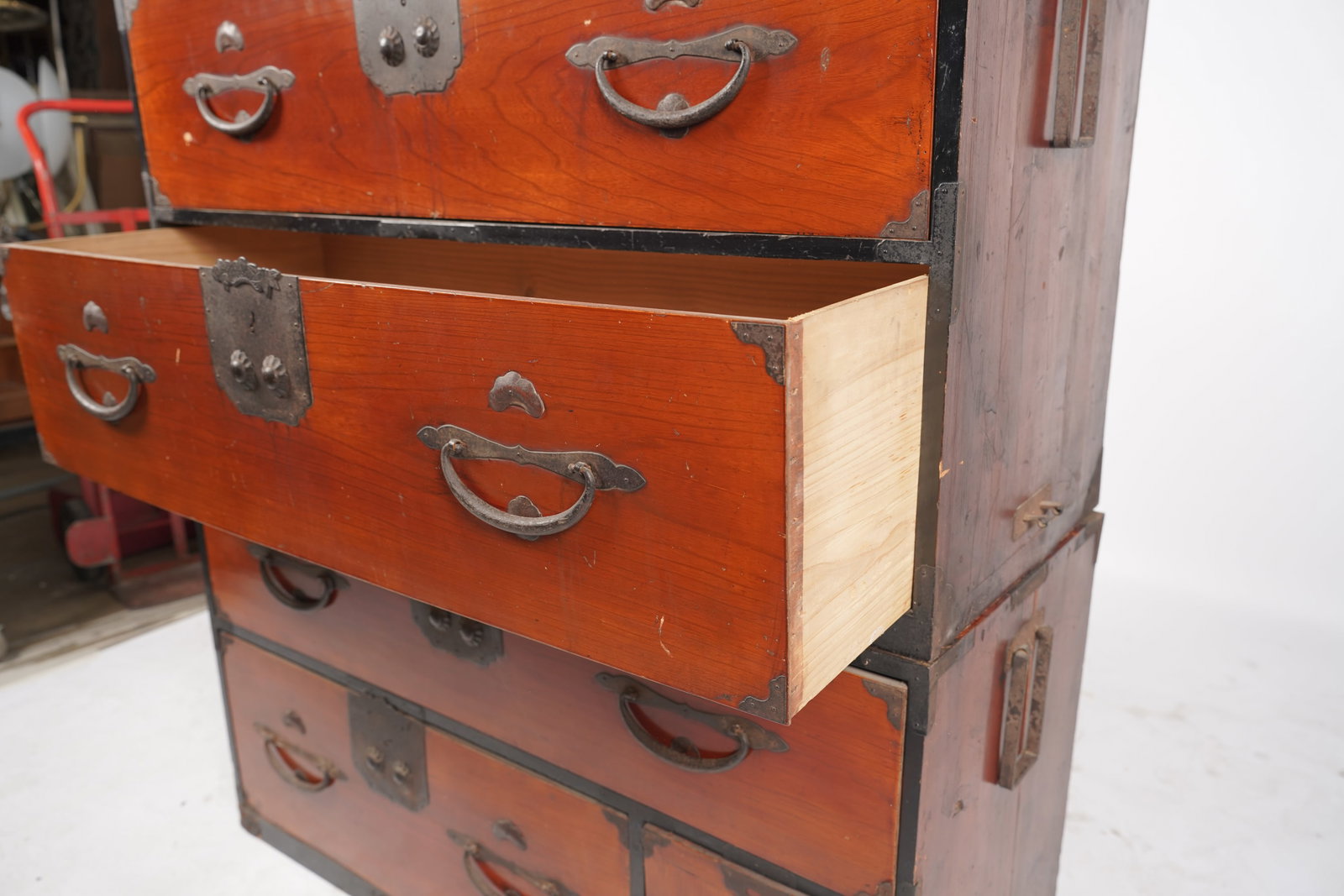Two-Part Tansu Chest - 8