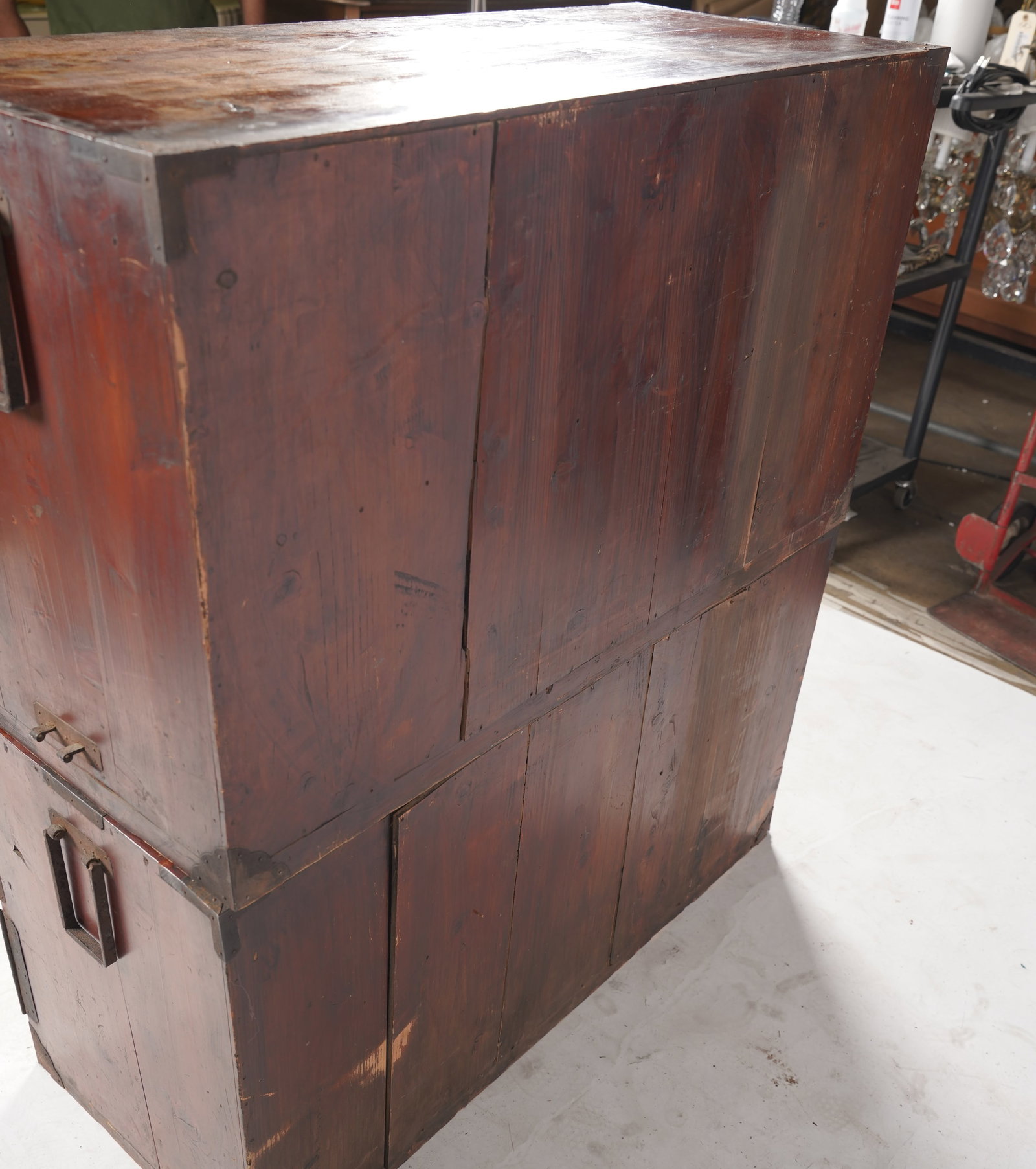 Two-Part Tansu Chest - 9