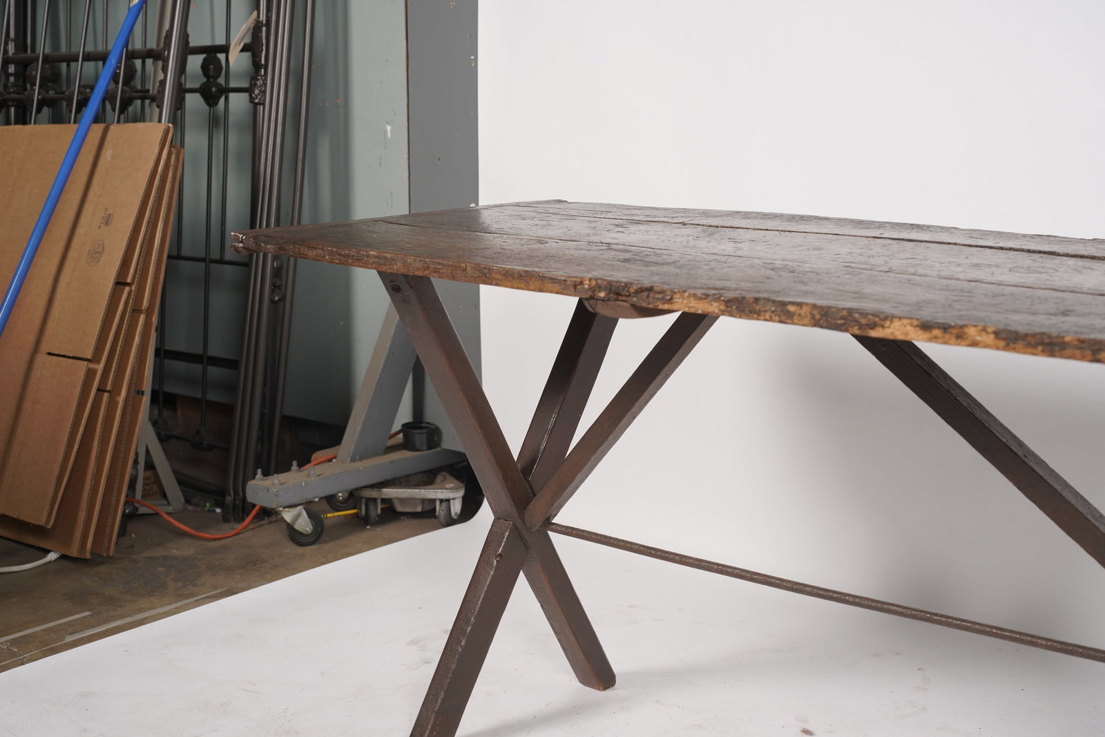 Rustic Harvest Table - 8