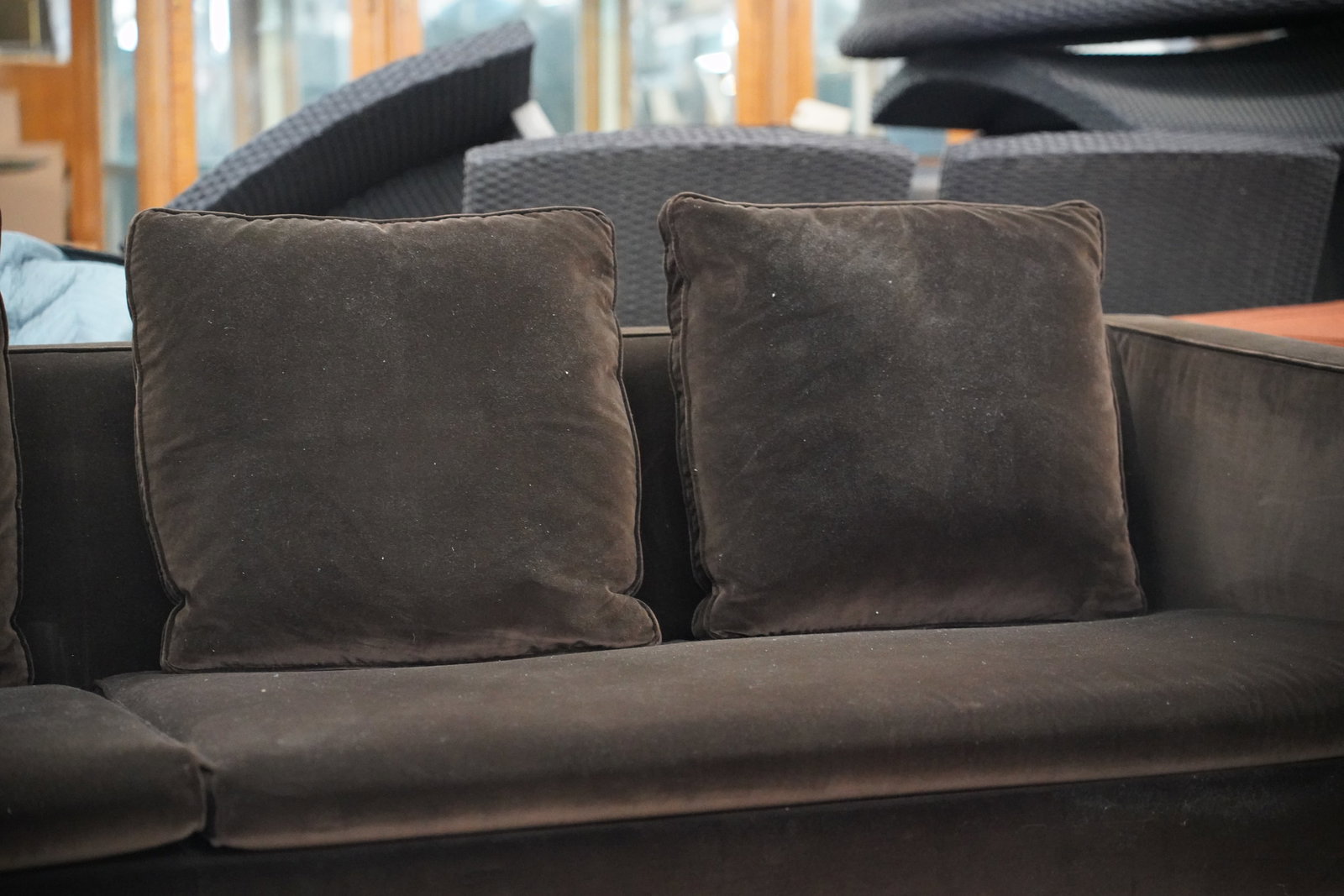Minotti Macassar Ebony Sofa - 4