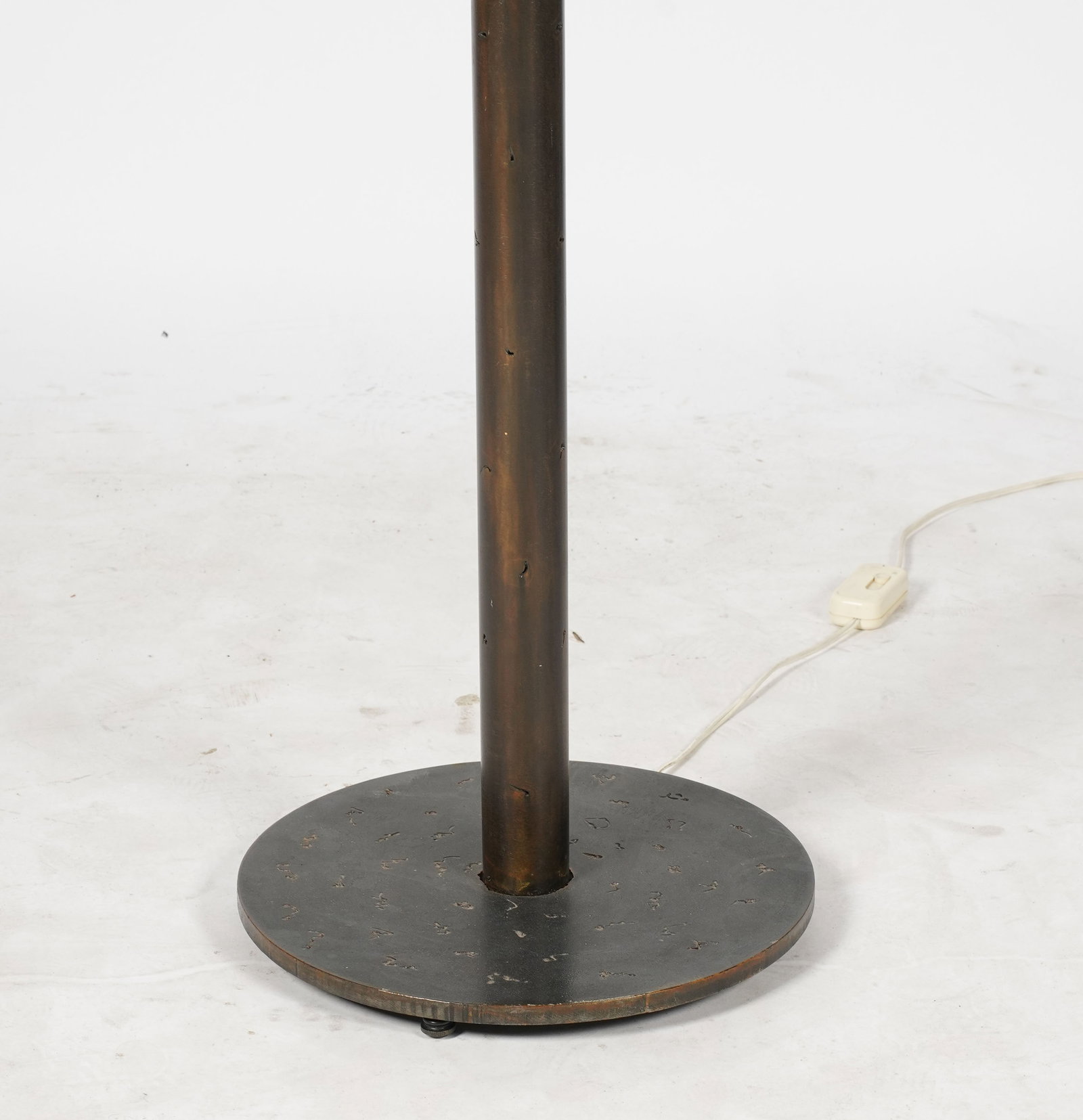 Bronze Base Torchiere Floor Lamp - 3