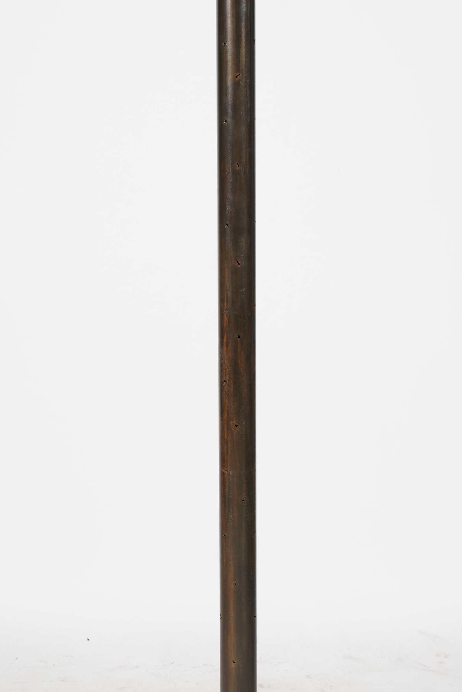 Bronze Base Torchiere Floor Lamp - 5