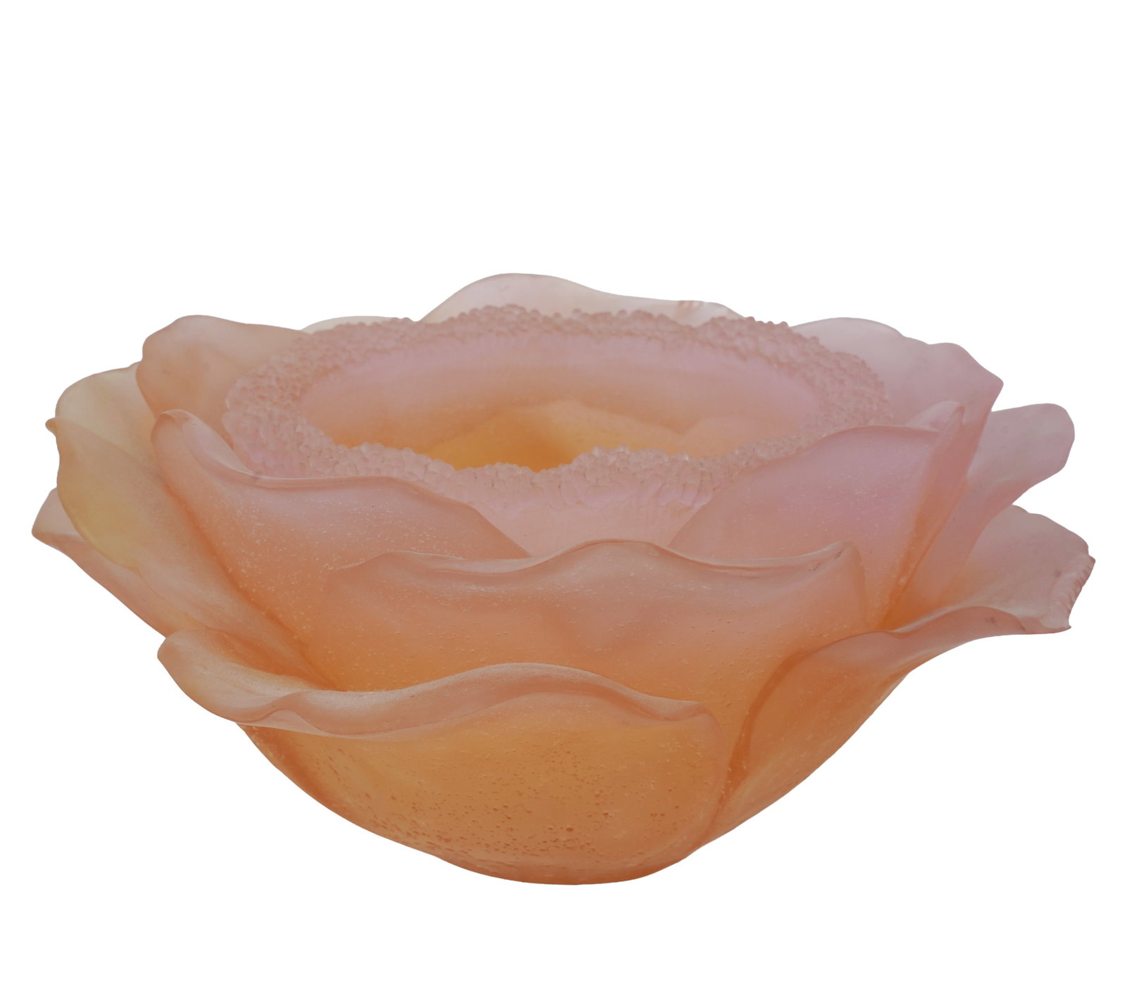 Daum France Pate De Verre Flower Bowl (1 of 6)