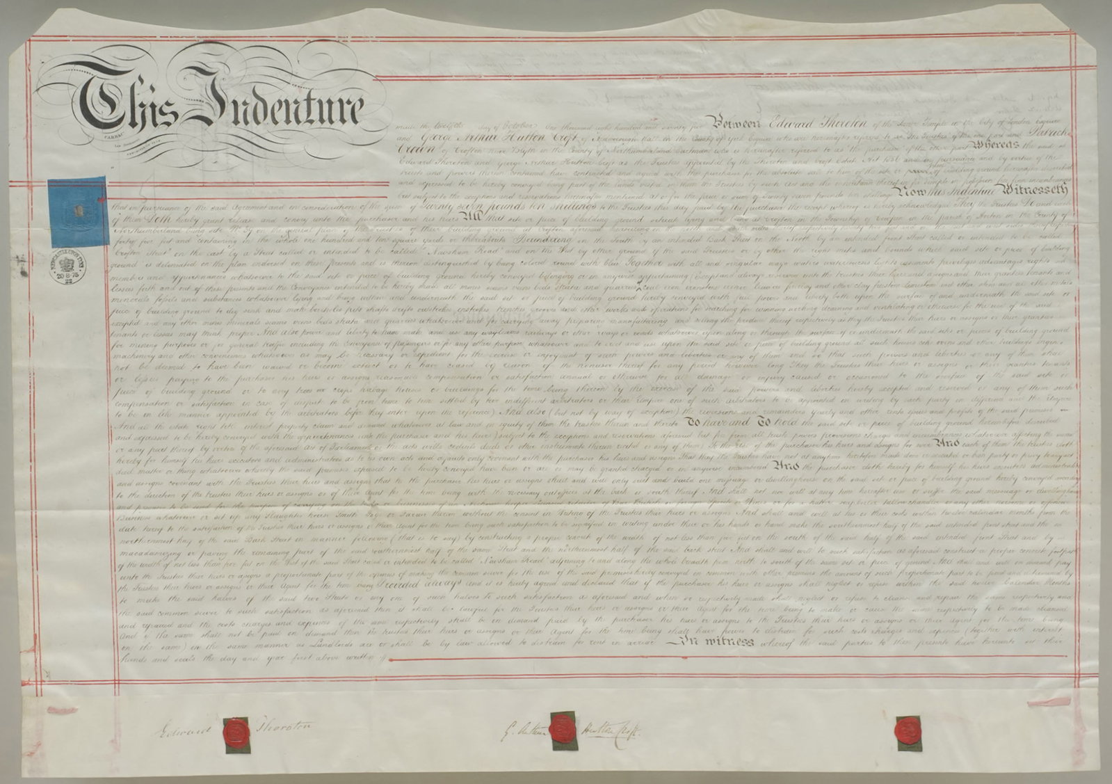 Framed Indenture (1 of 9)