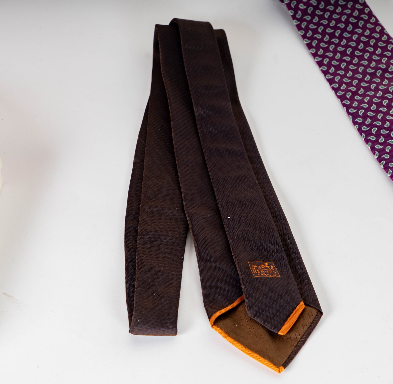 Two Hermes Neckties - 8