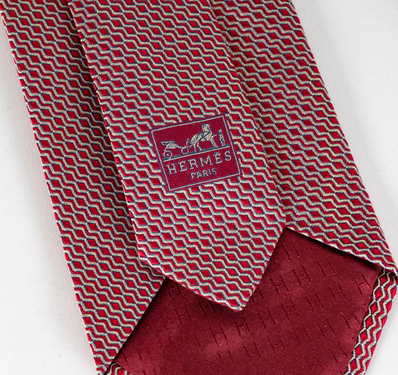 Hermes Silk Necktie - 4