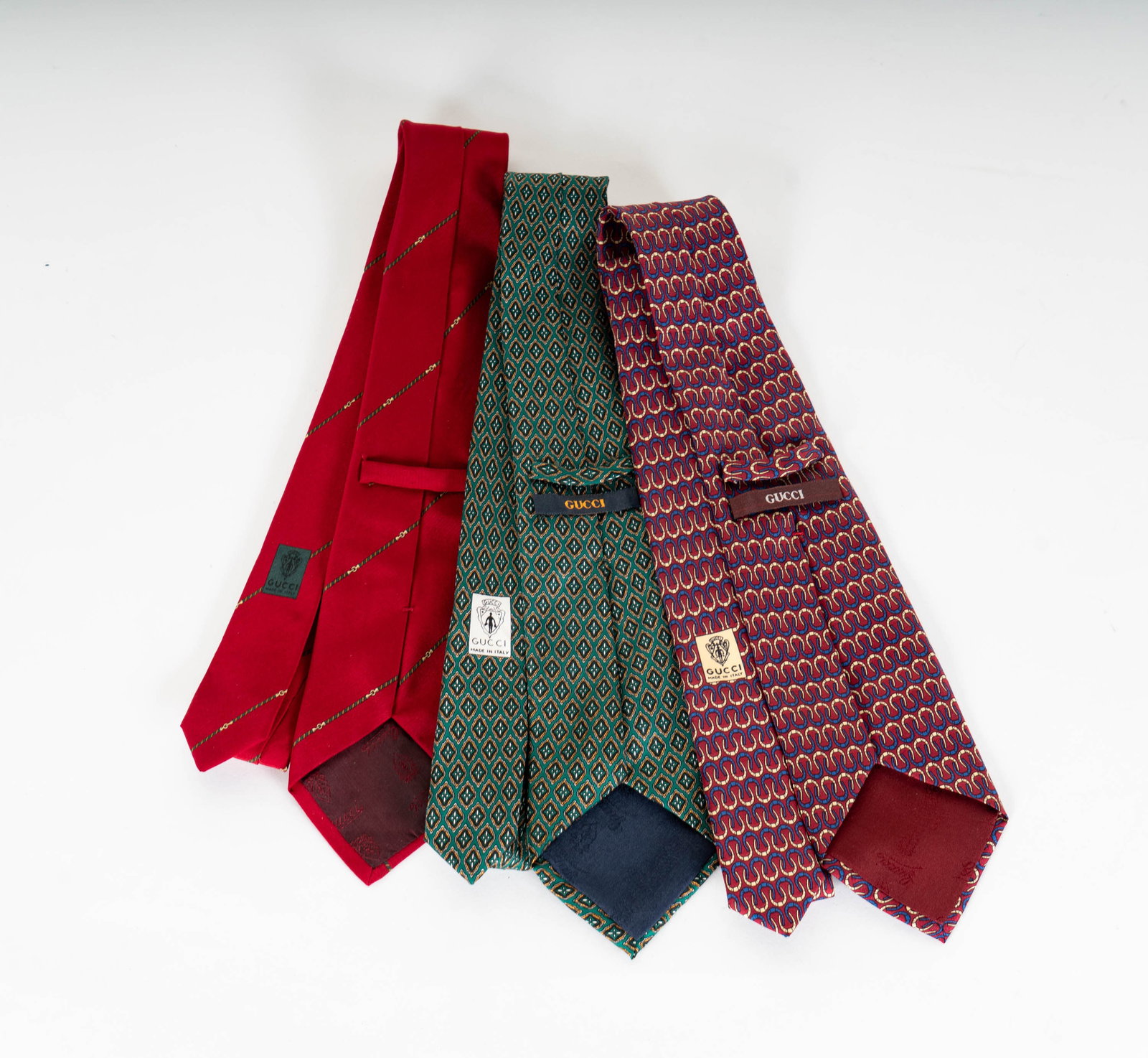 Three Gucci Silk Neckties - 2