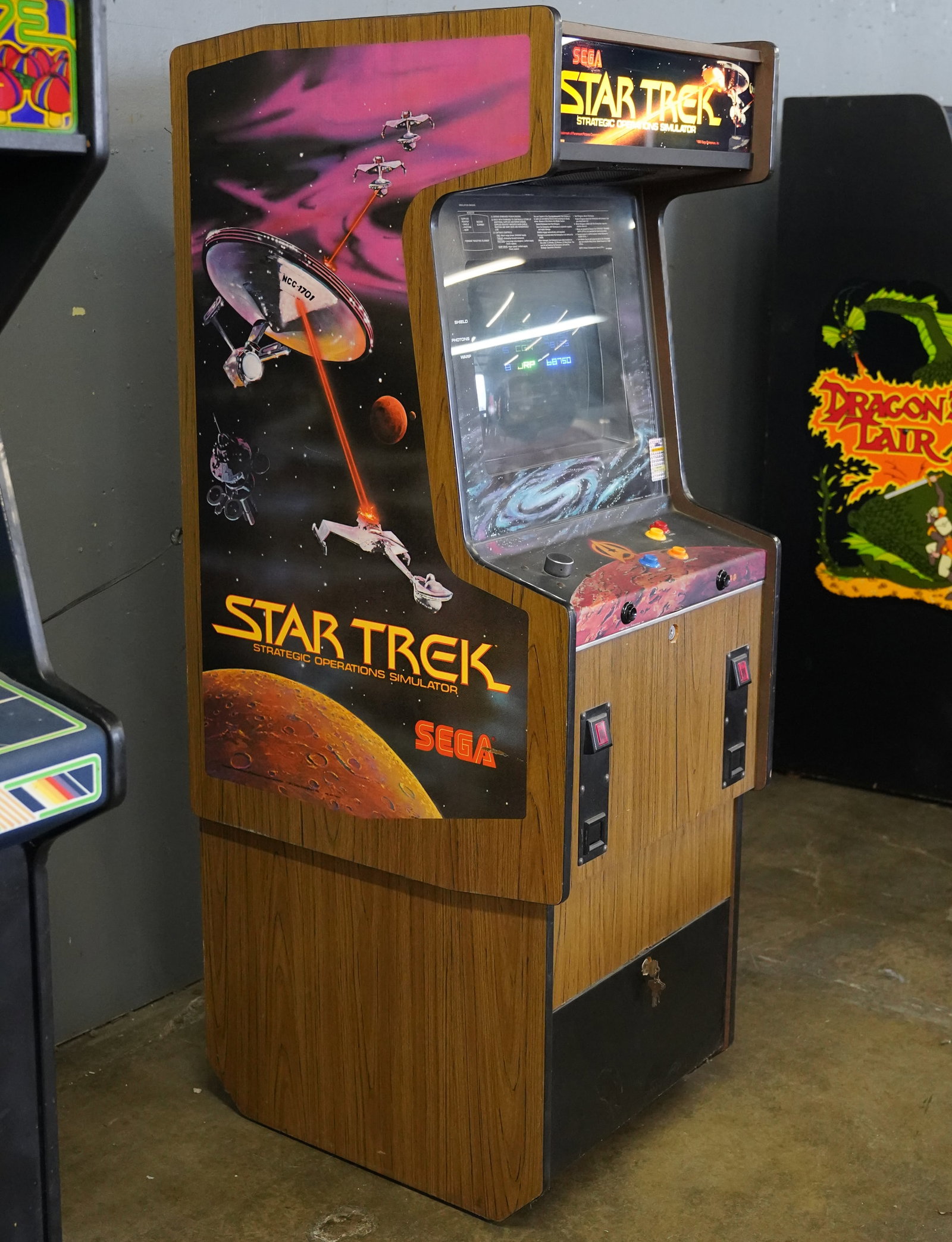 Vintage Sega Star Trek Arcade - 7