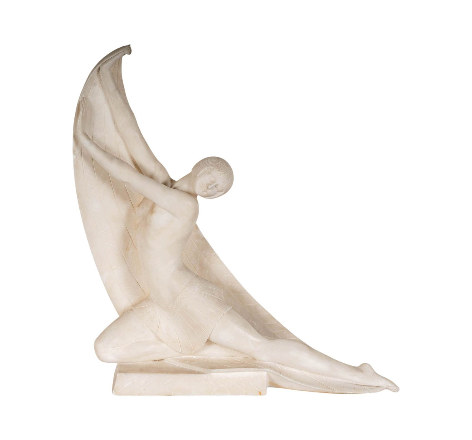 Italian Alabaster Art Deco Figure of a Dancer (1 of 14)