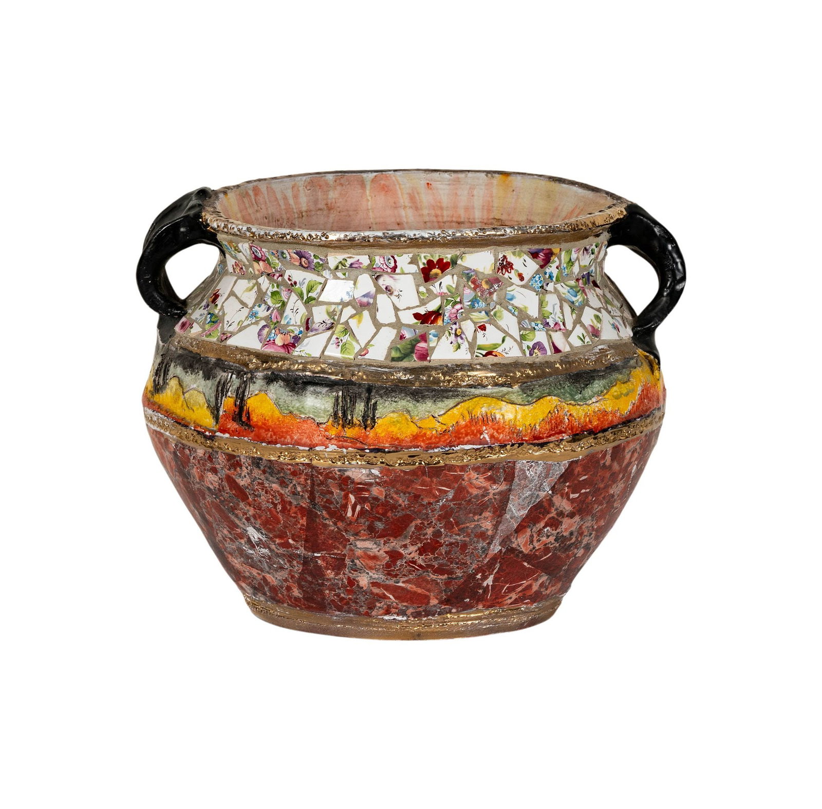 Large French Pottery Jardiniere (1 of 9)